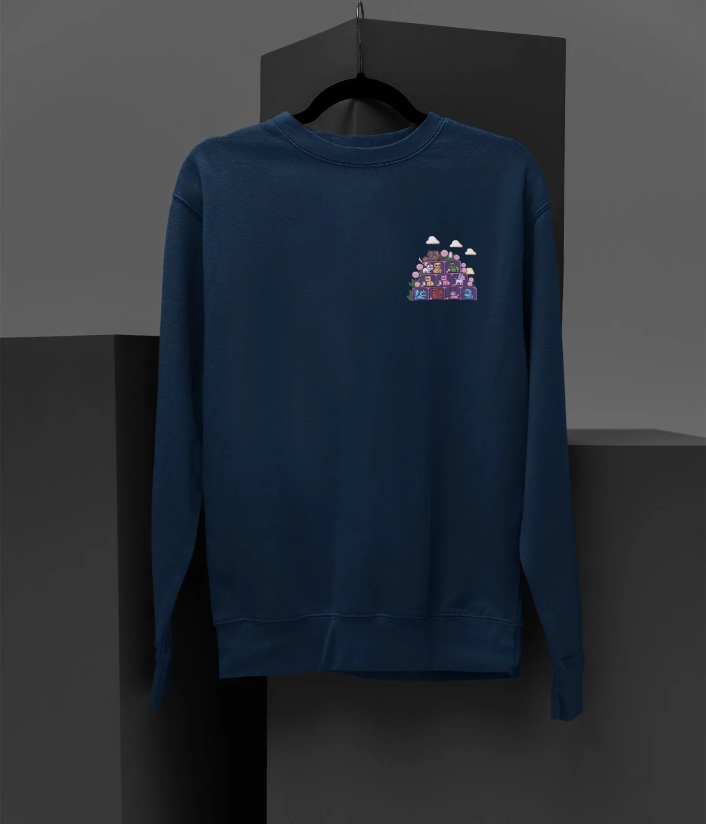 Pixel Zoo - Unisex Sweatshirt - Dark
