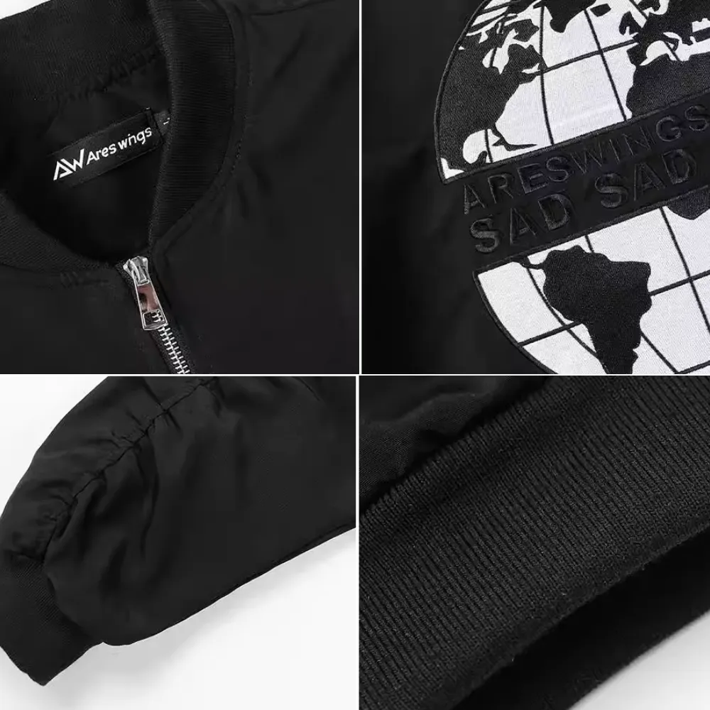 Planet Embroidered Retro Jacket