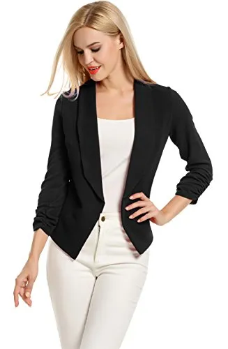 POGTMM Women's Oversized Lapel Suit Blazer Jacket