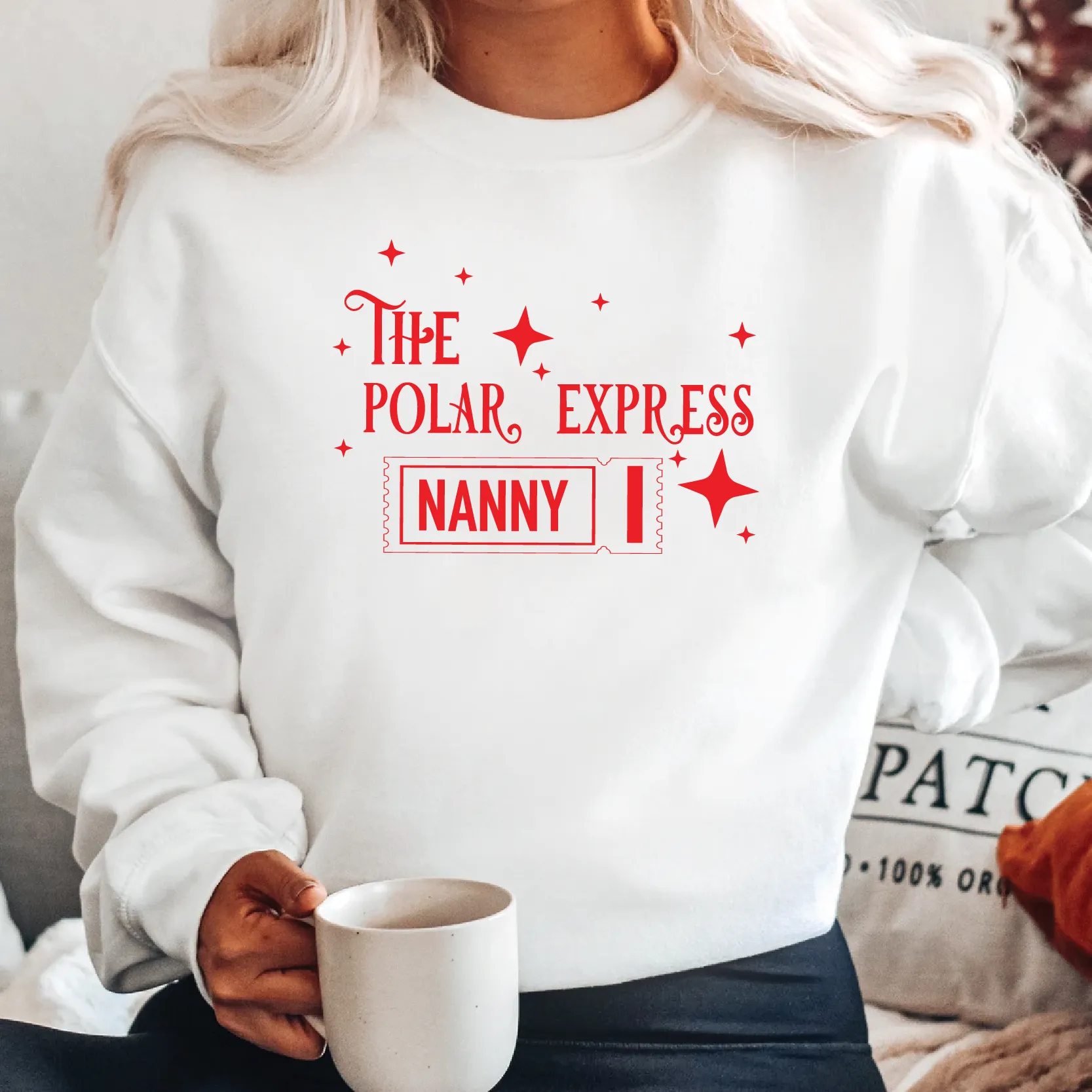 Polar Express Matching Family Christmas Sweatshirts
