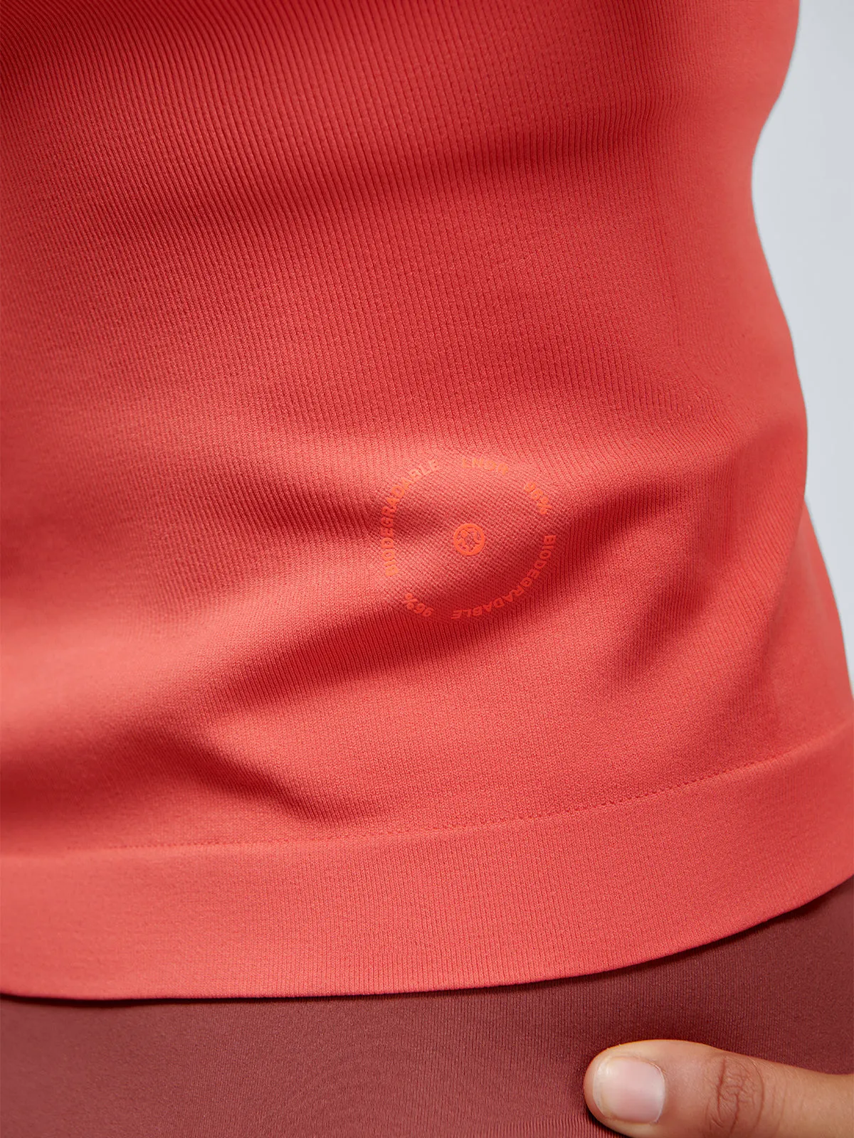 POWER CROP Tank Coral