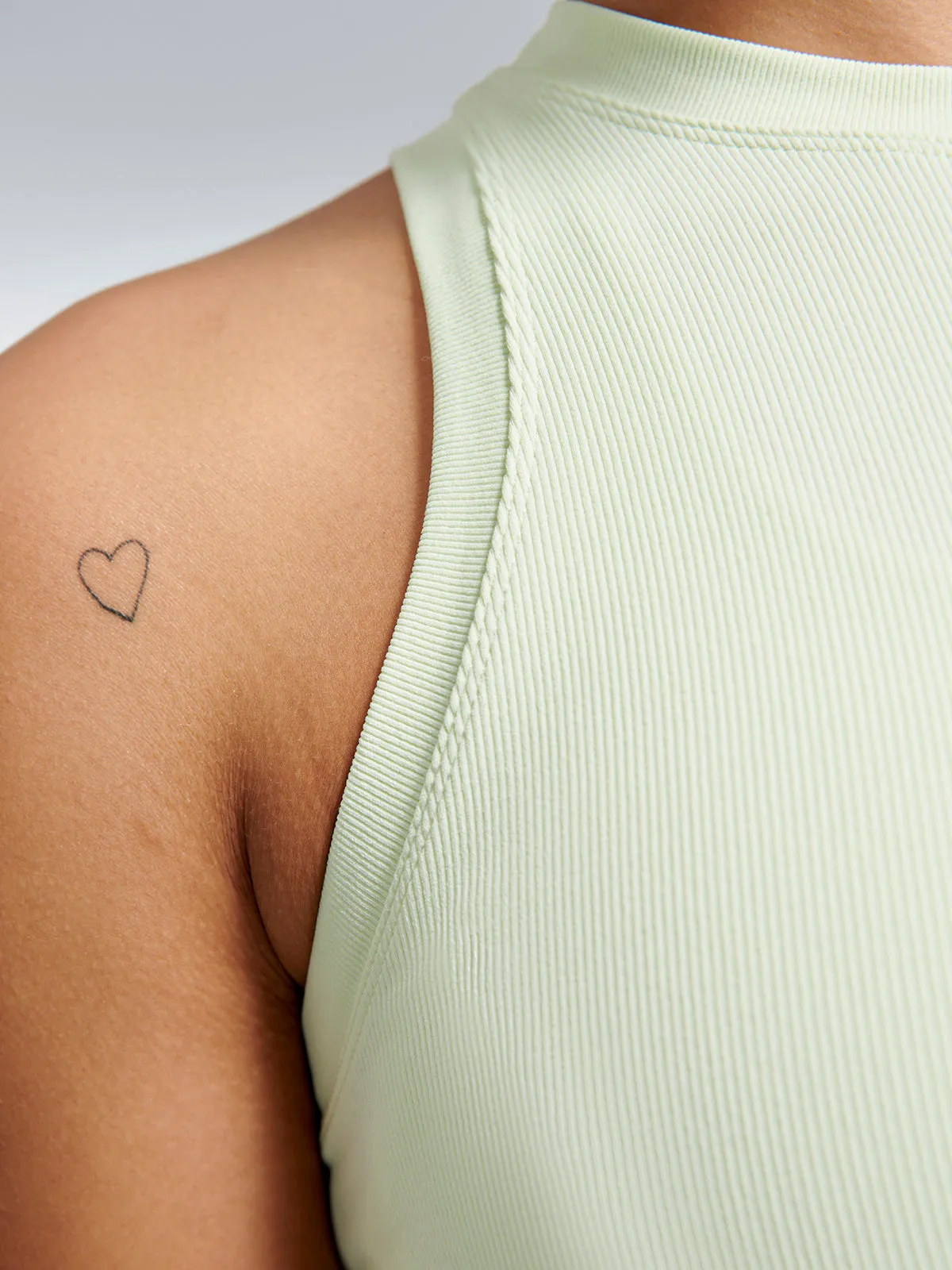 POWER CROP Tank Lemon Lime