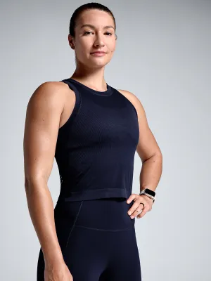 POWER CROP Tank Midnight