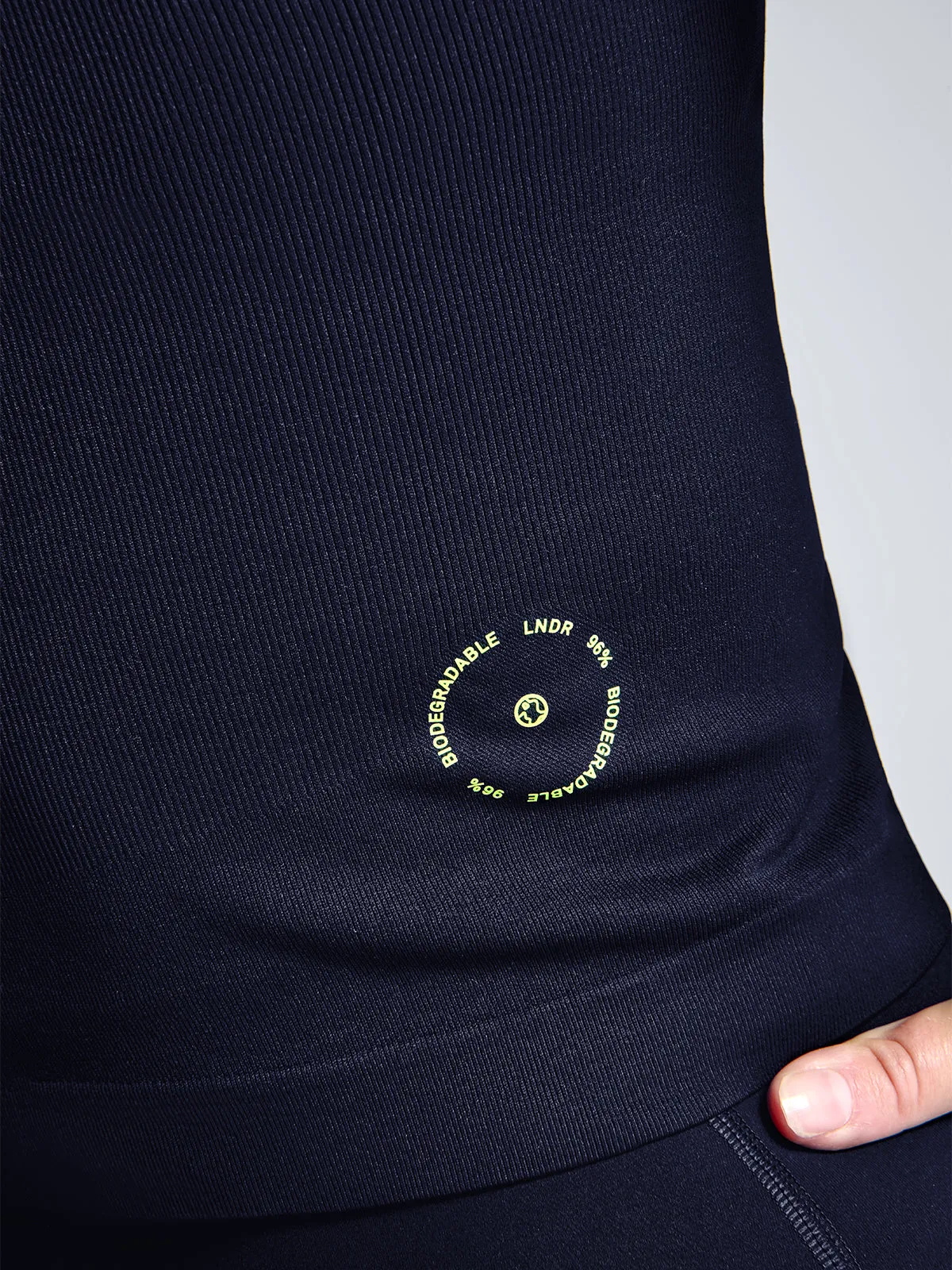 POWER CROP Tank Midnight