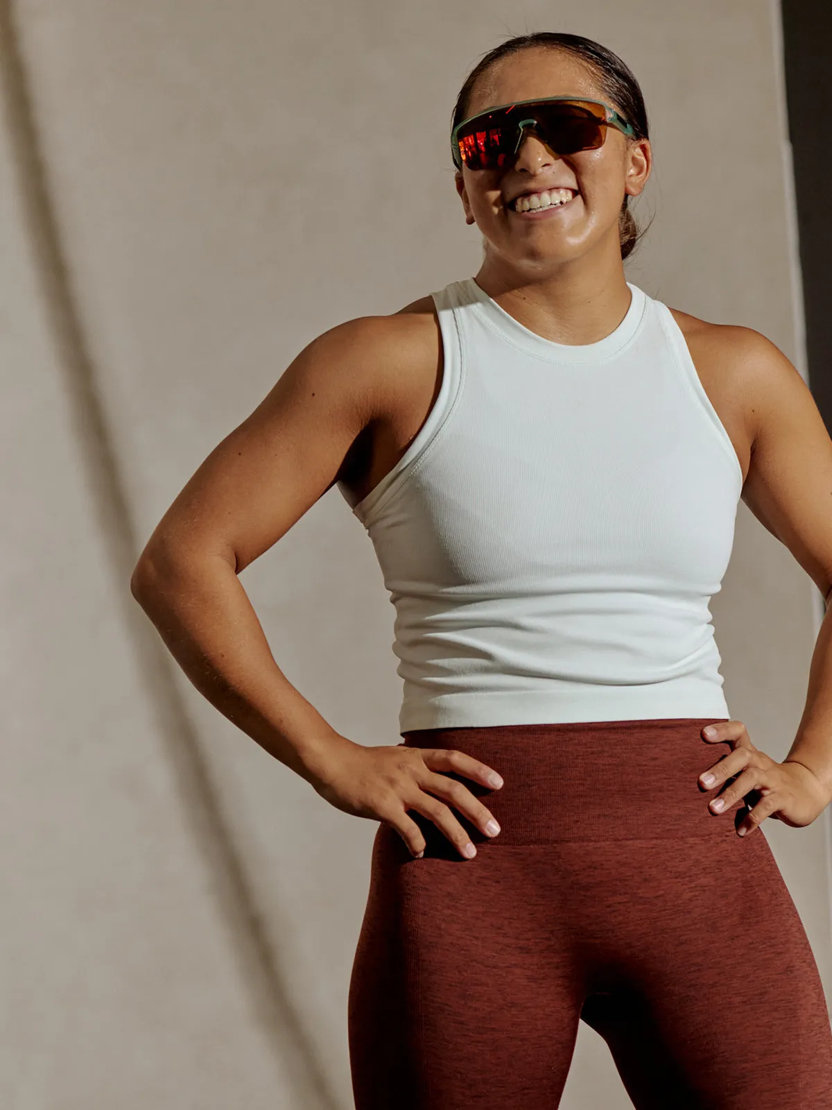 POWER CROP Tank Mint