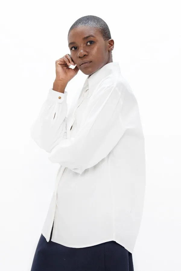 Prague Collar Shirt - Cloud