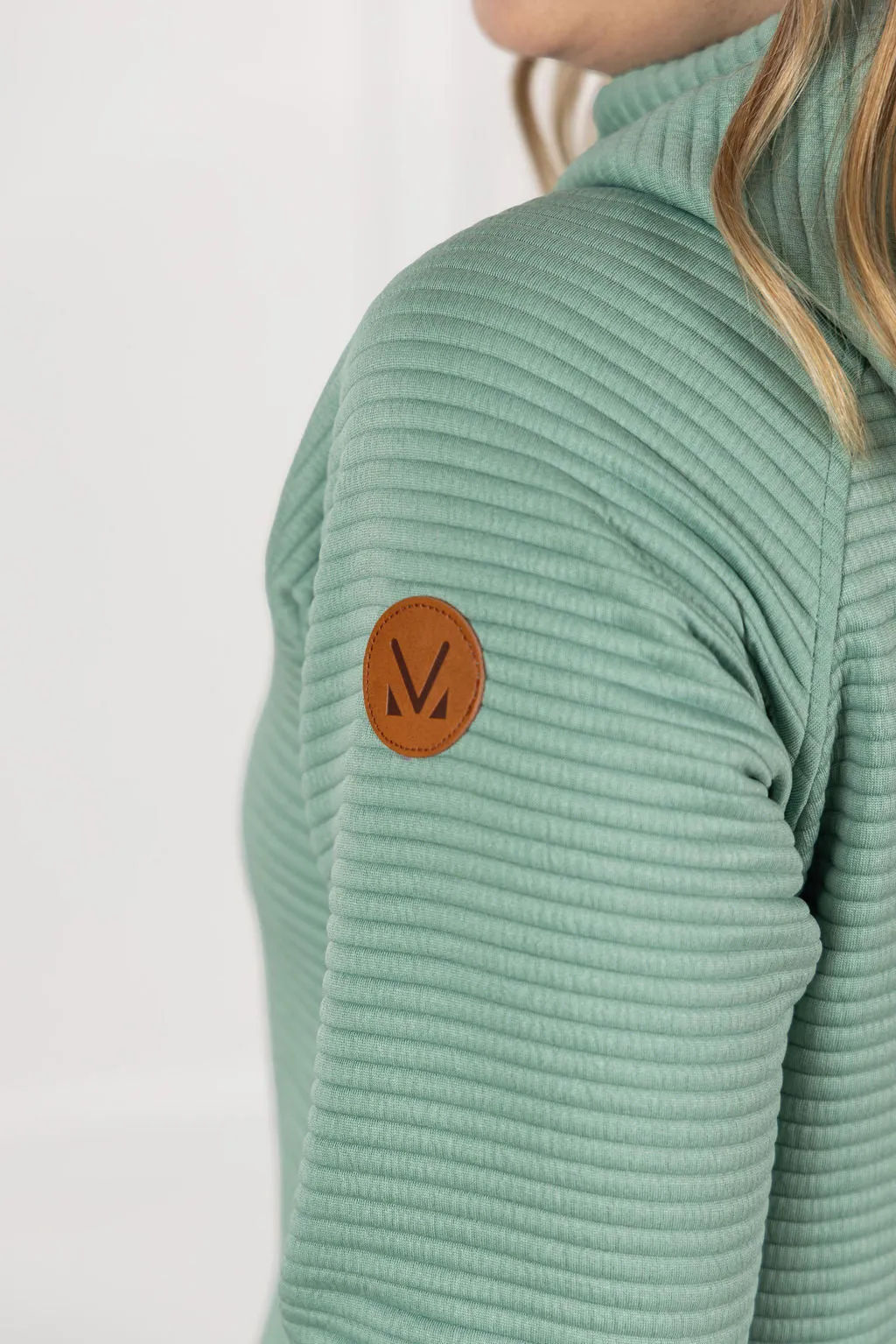 PREBOOK Tatum Textured Pullover Hoodie - Sea Green