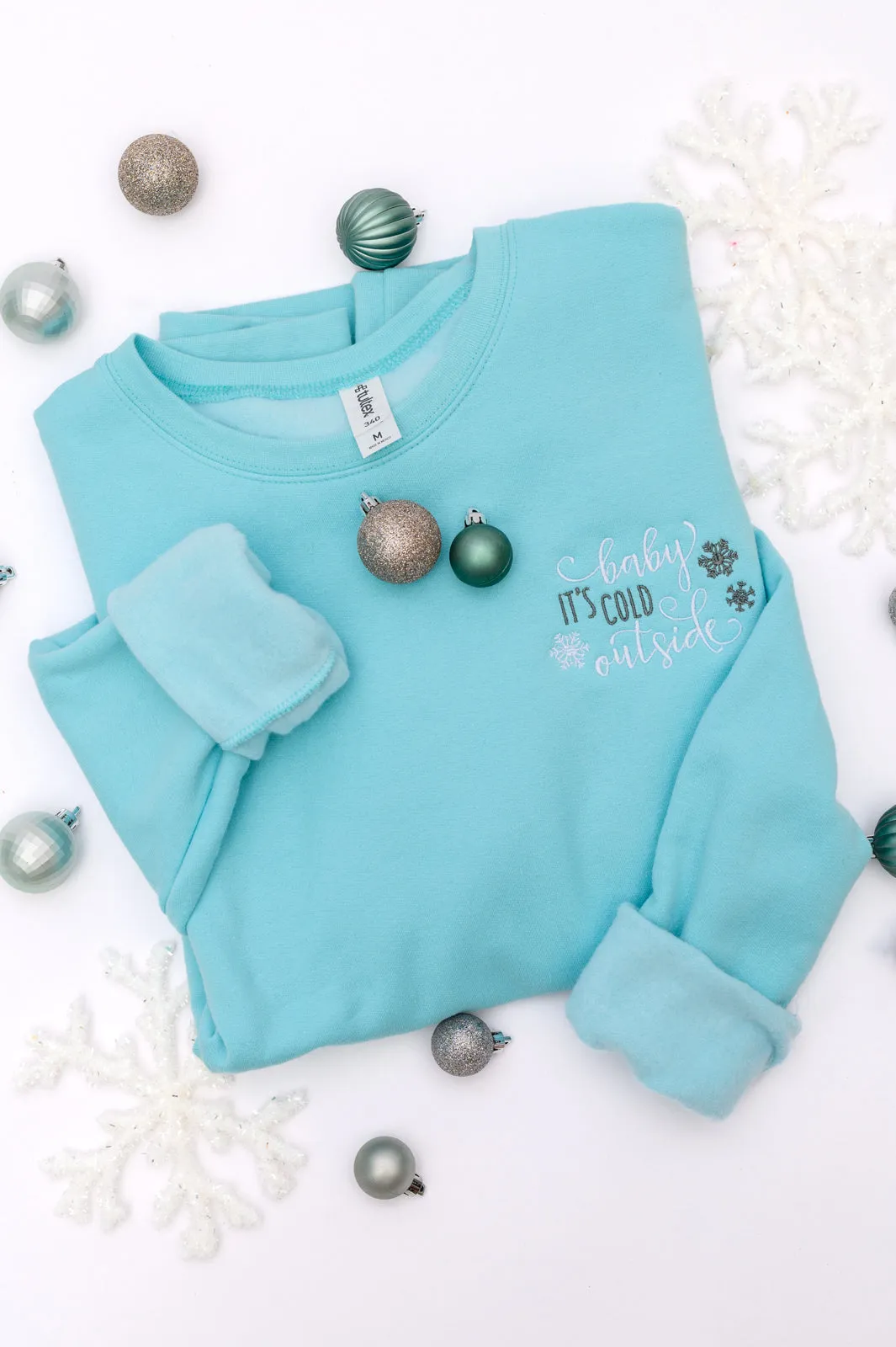 PREORDER: It's Cold Outside Embroidered Sweatshirt