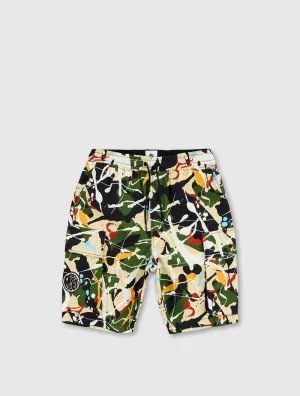 Pretty Green Convergence Cargo Shorts