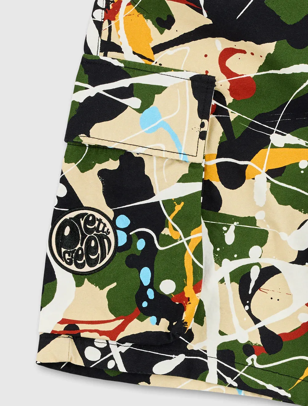 Pretty Green Convergence Cargo Shorts