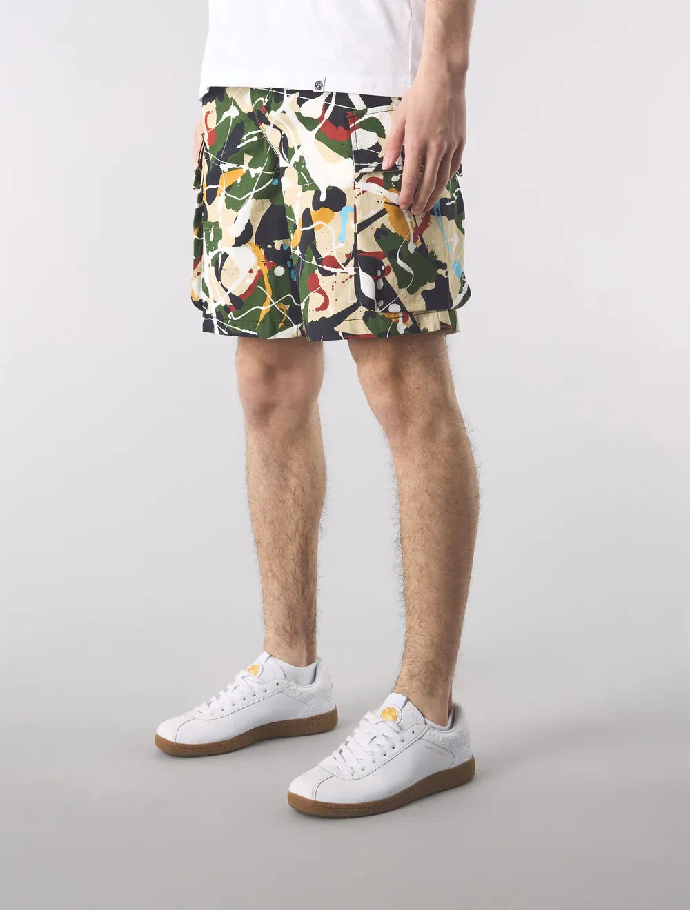 Pretty Green Convergence Cargo Shorts