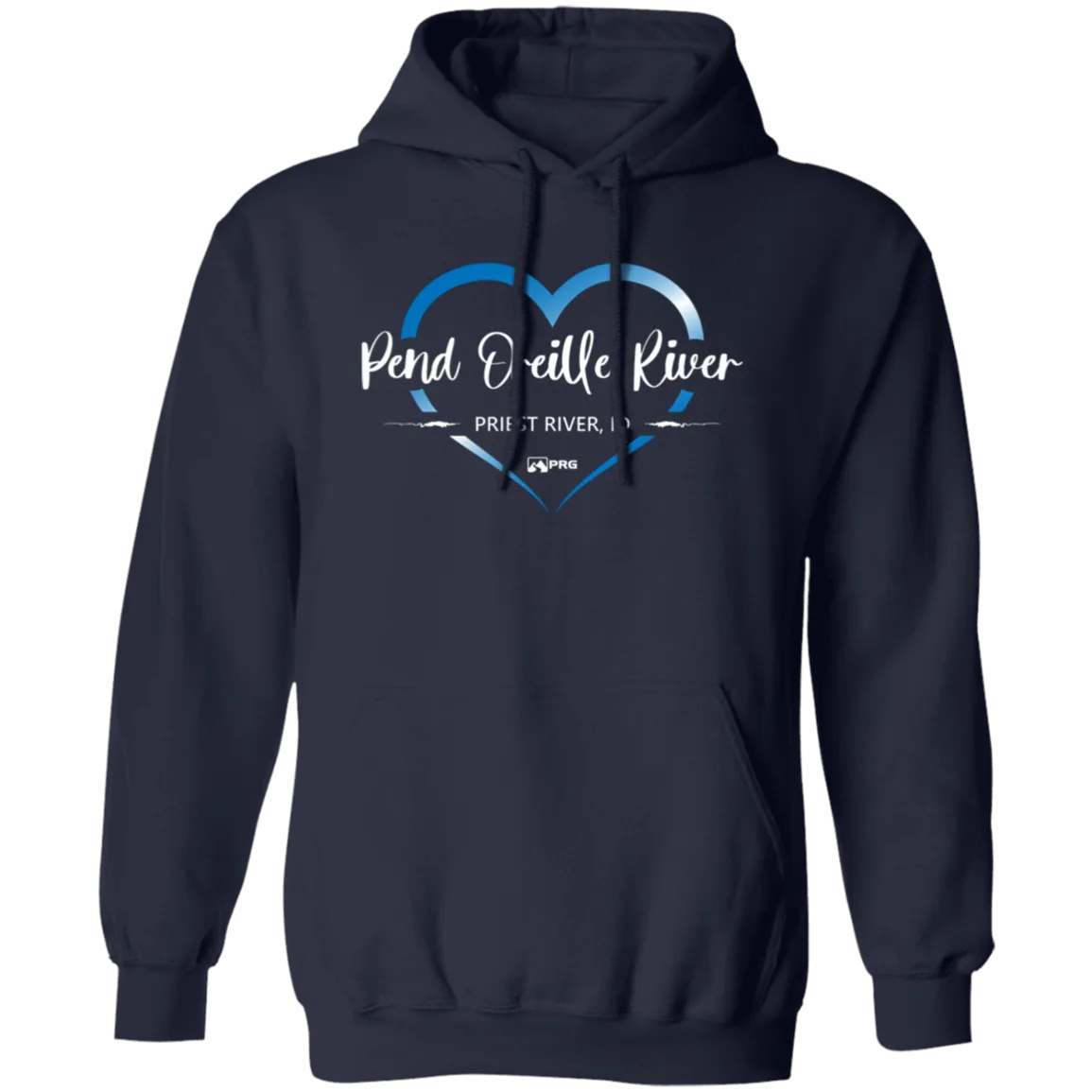 Priest River Hearts Full - Hoodie