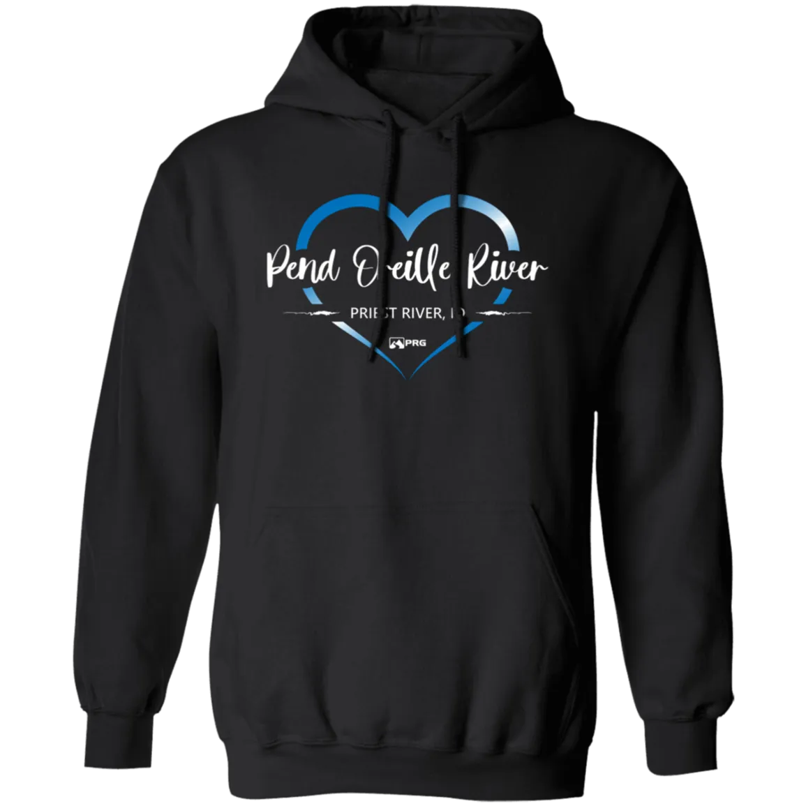 Priest River Hearts Full - Hoodie