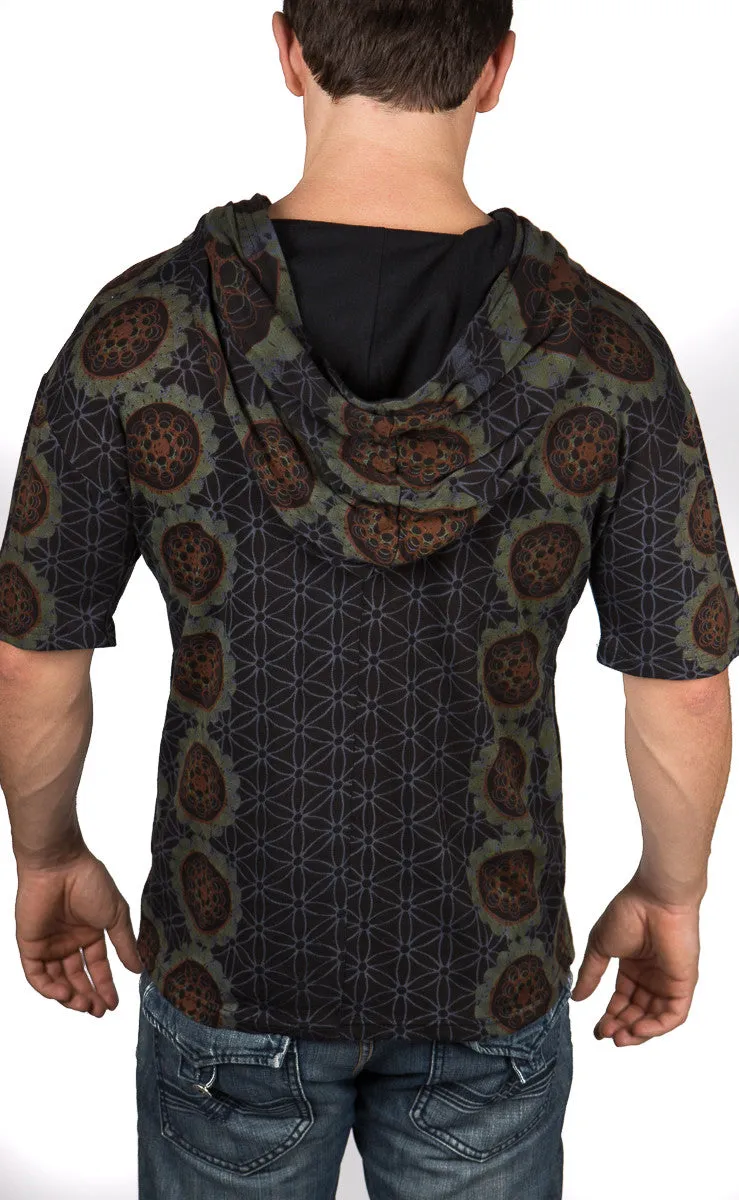 Print Hood Tee Lucid