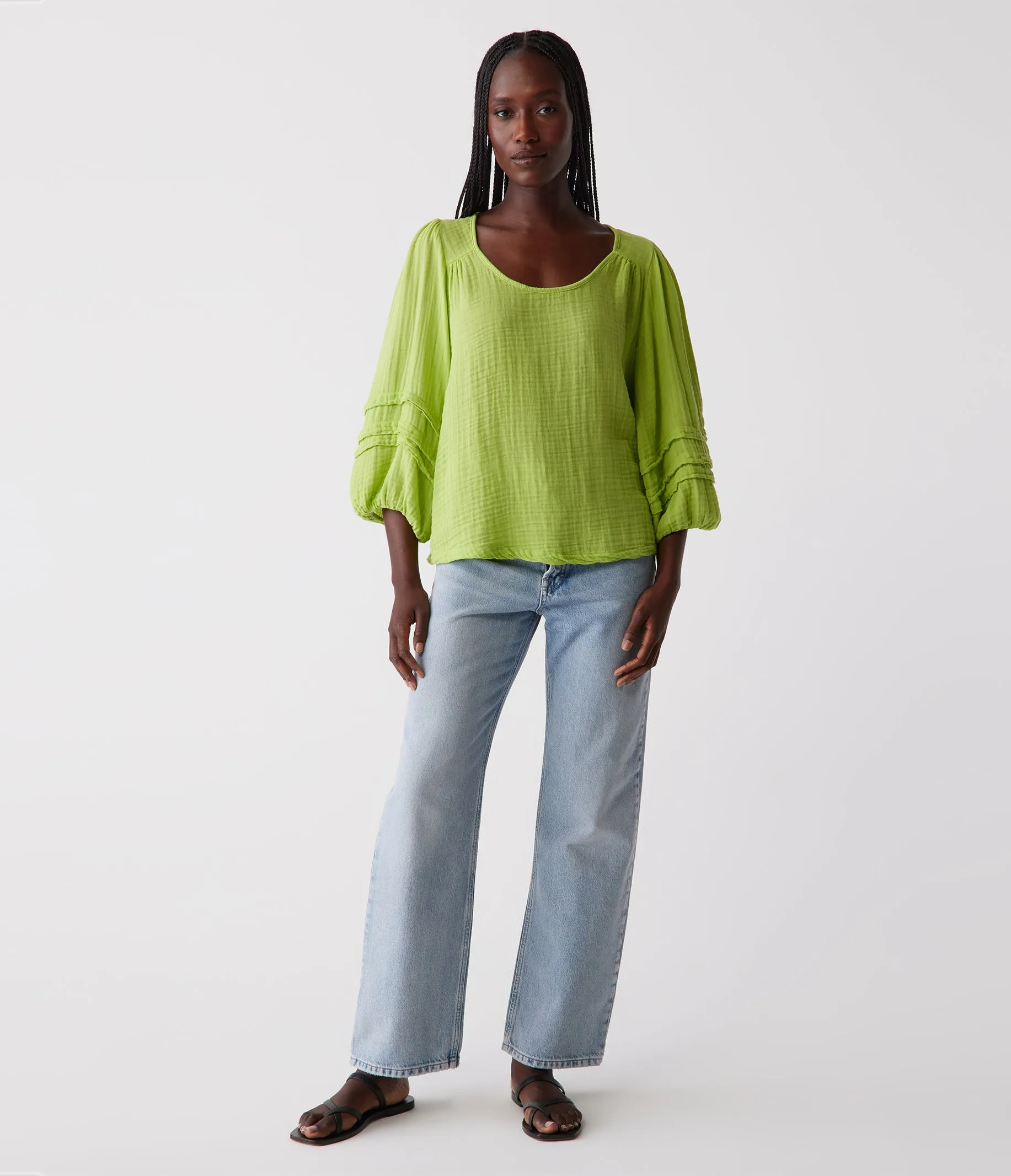 Pruitt Balloon Sleeve Top