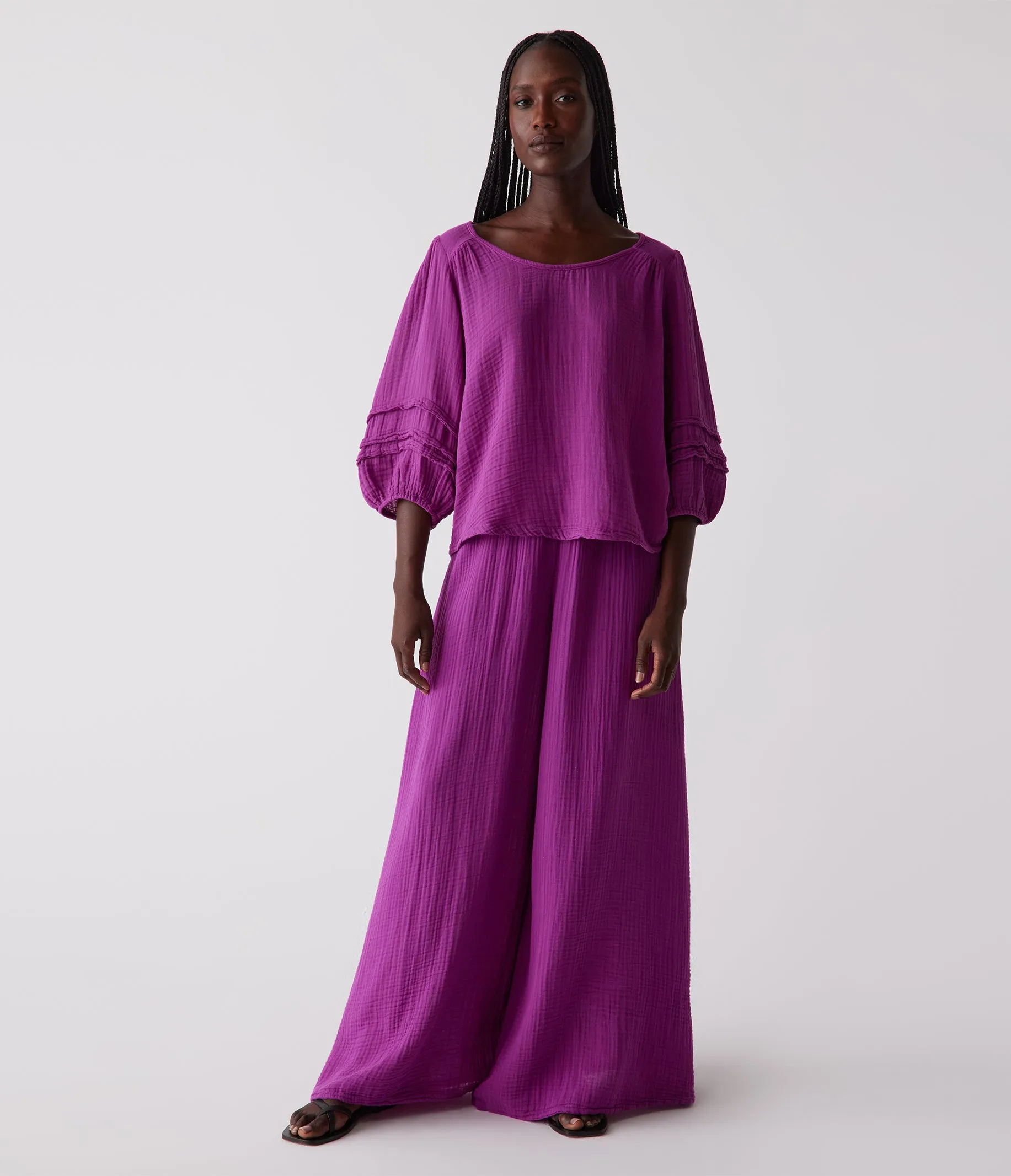 Pruitt Balloon Sleeve Top
