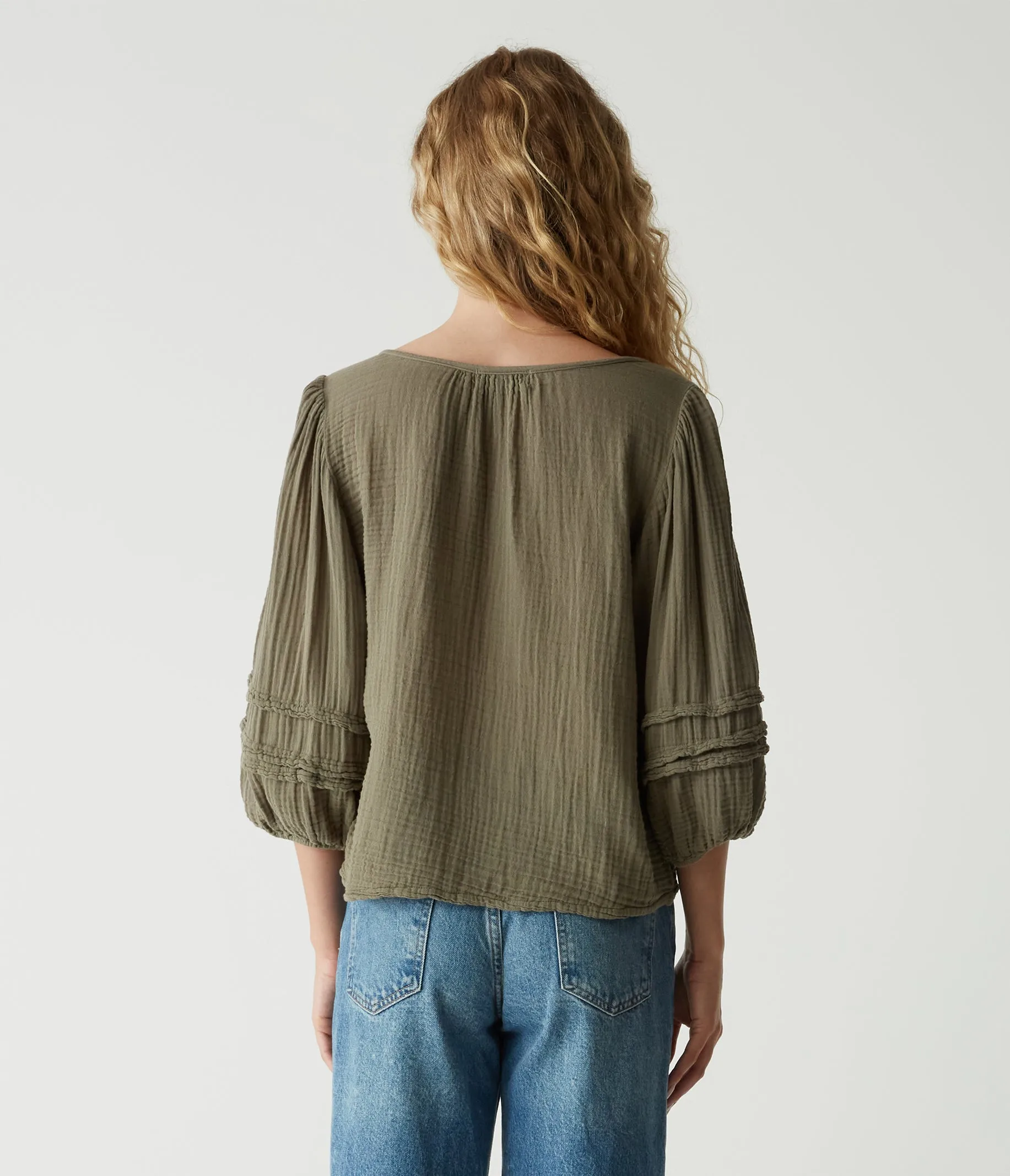 Pruitt Balloon Sleeve Top