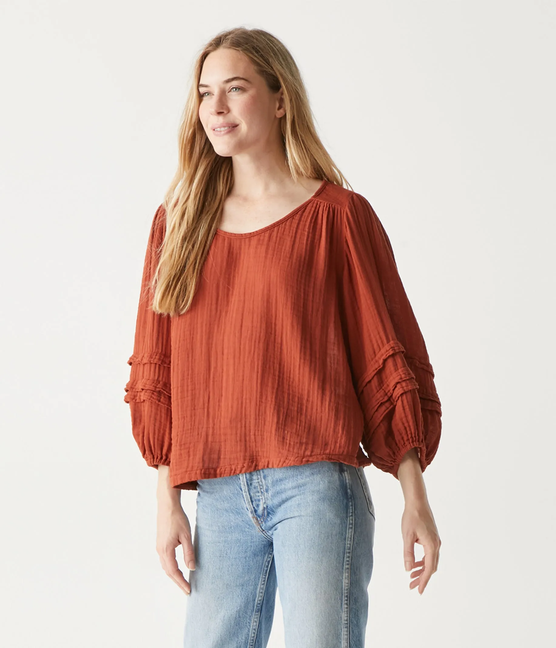 Pruitt Balloon Sleeve Top
