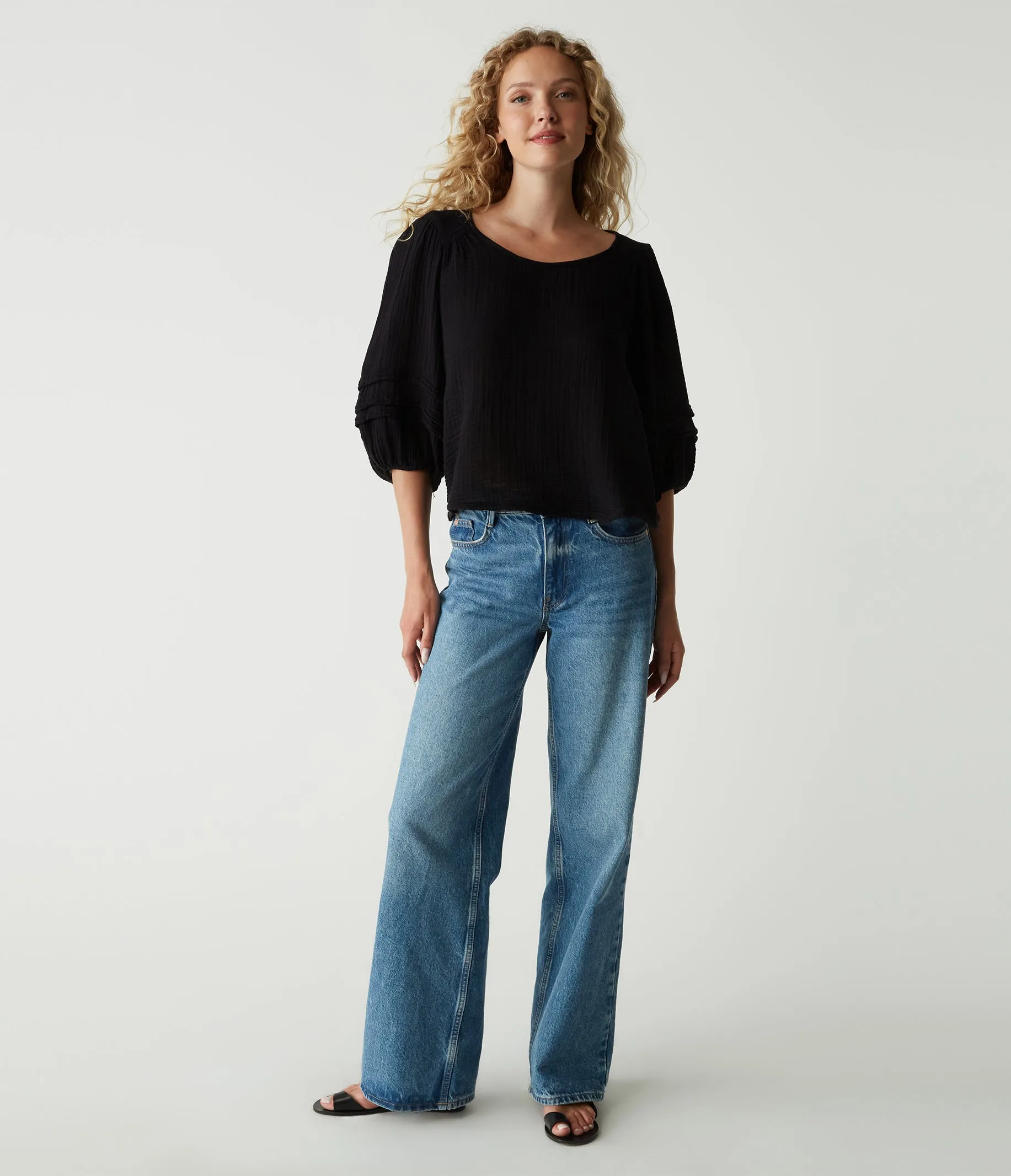Pruitt Balloon Sleeve Top