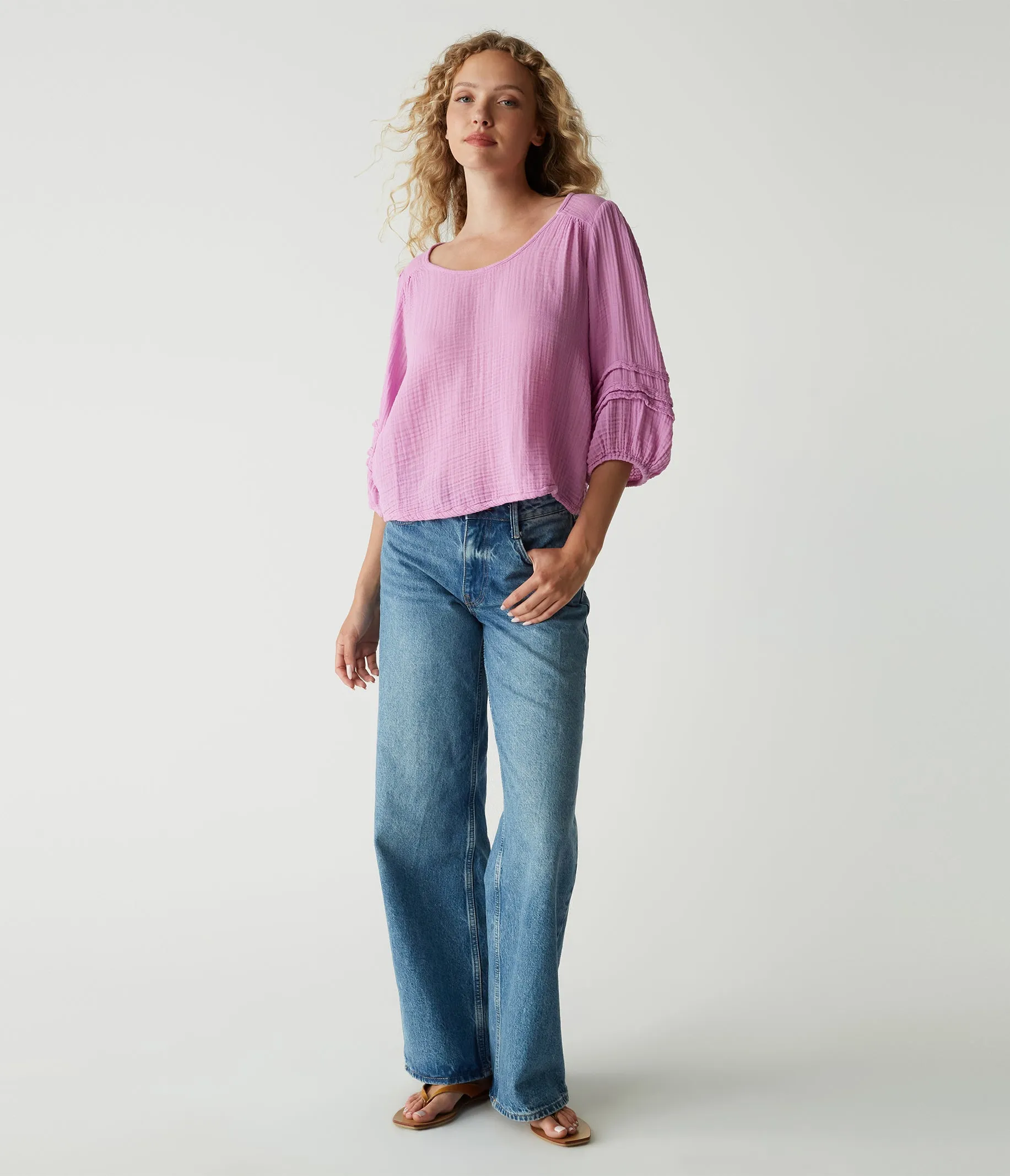 Pruitt Balloon Sleeve Top