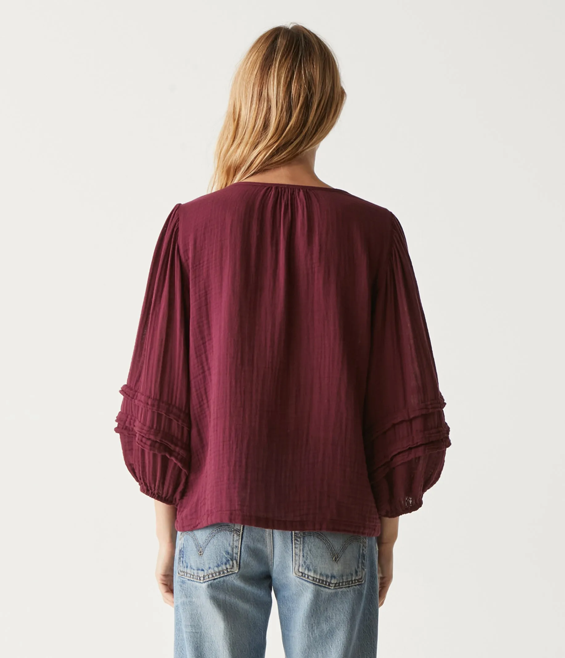 Pruitt Balloon Sleeve Top