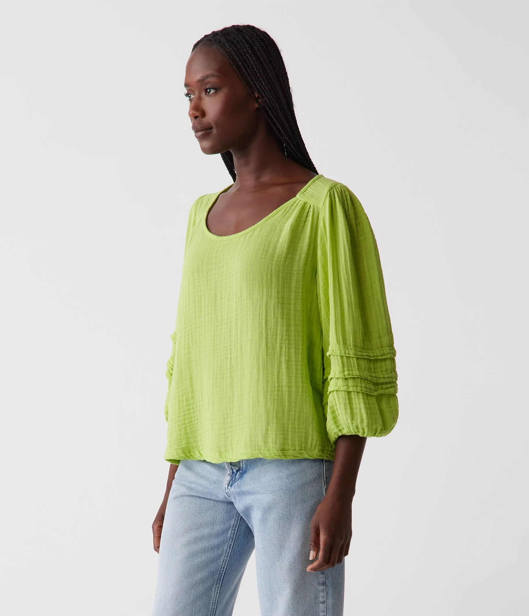 Pruitt Balloon Sleeve Top