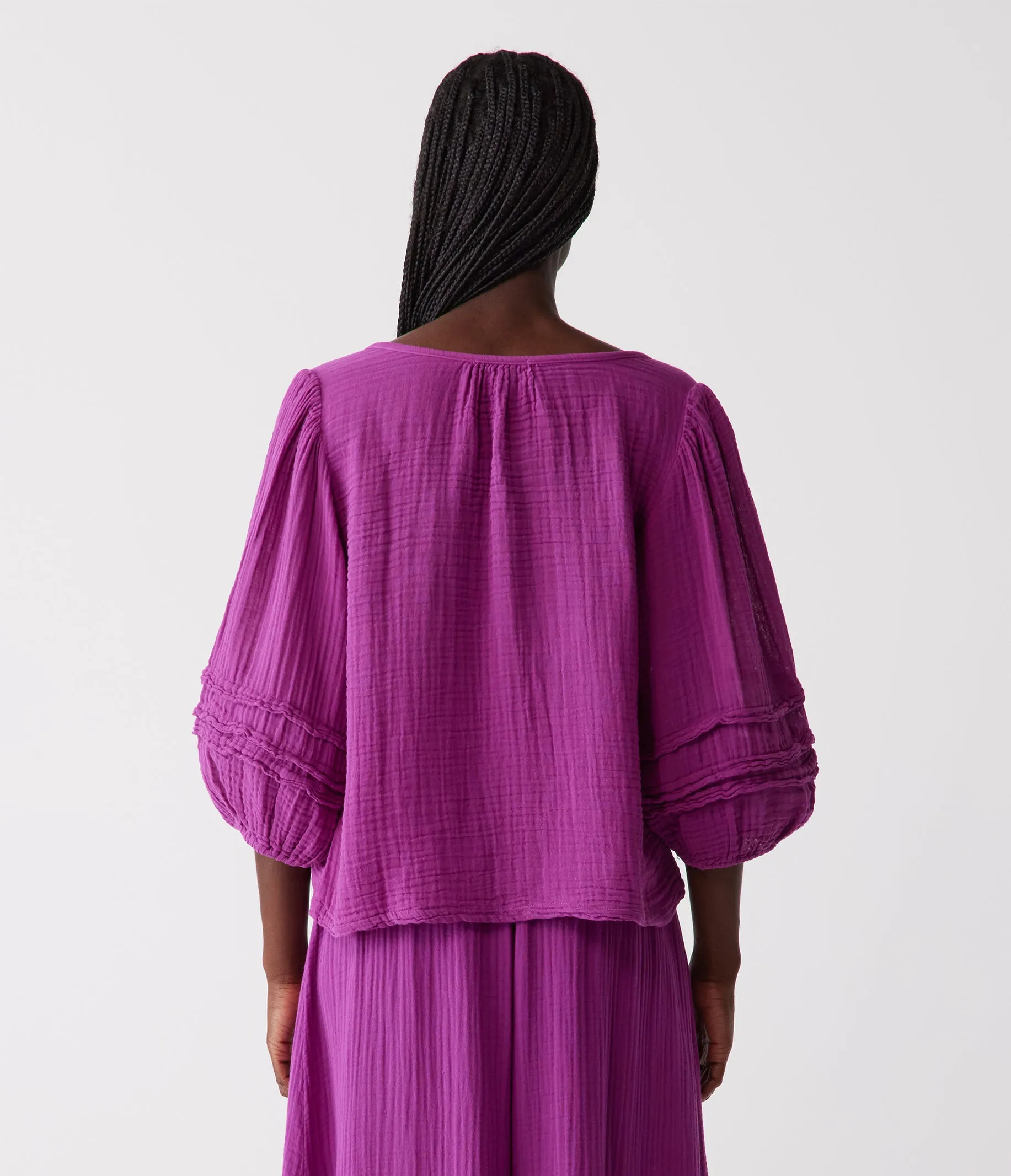Pruitt Balloon Sleeve Top