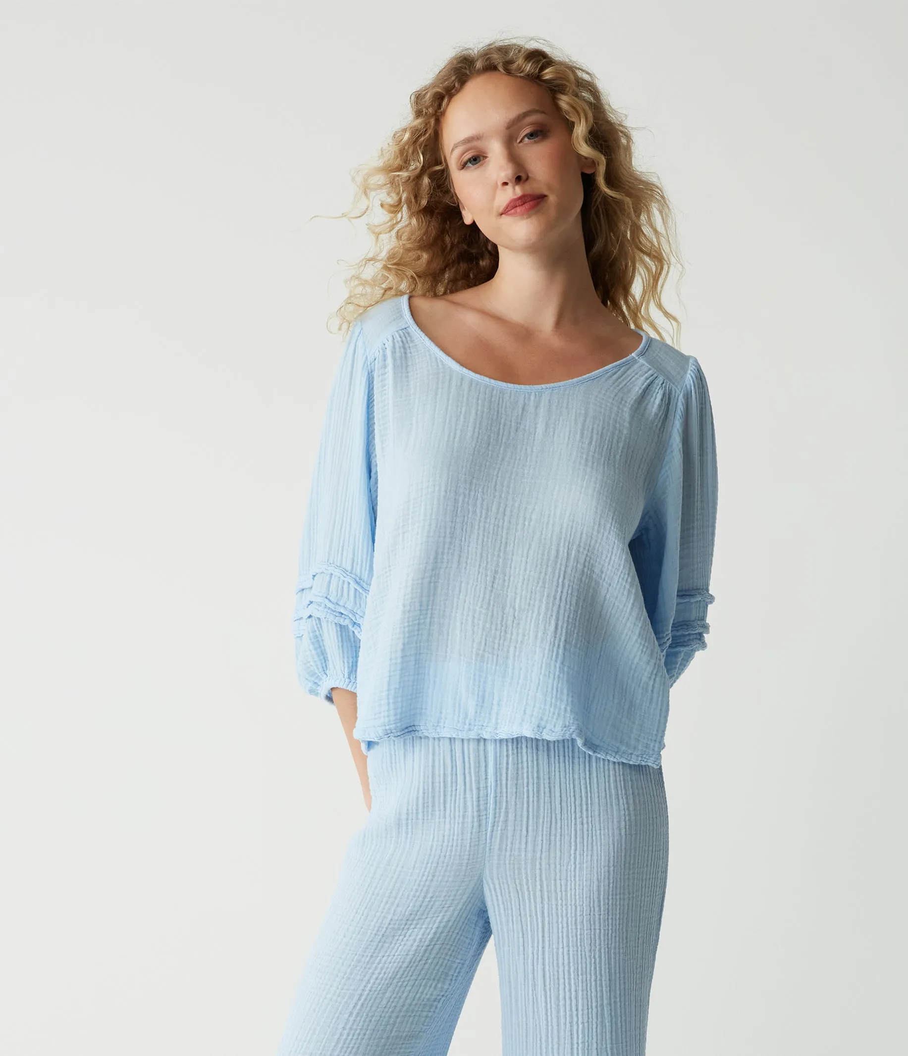 Pruitt Balloon Sleeve Top