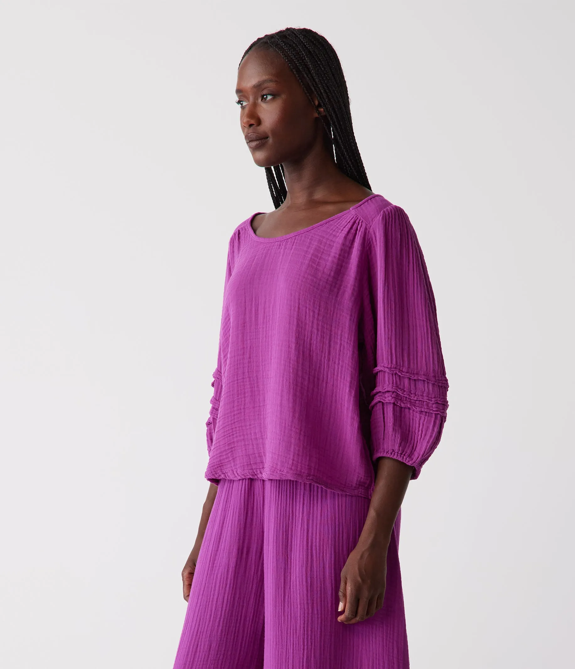 Pruitt Balloon Sleeve Top