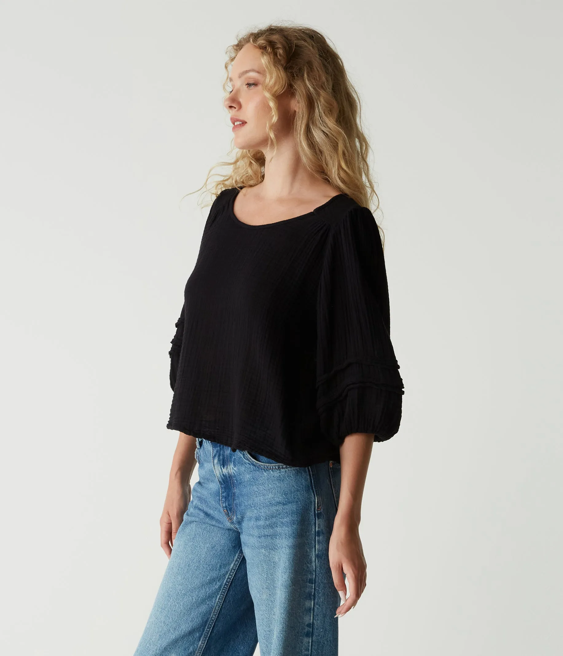 Pruitt Balloon Sleeve Top
