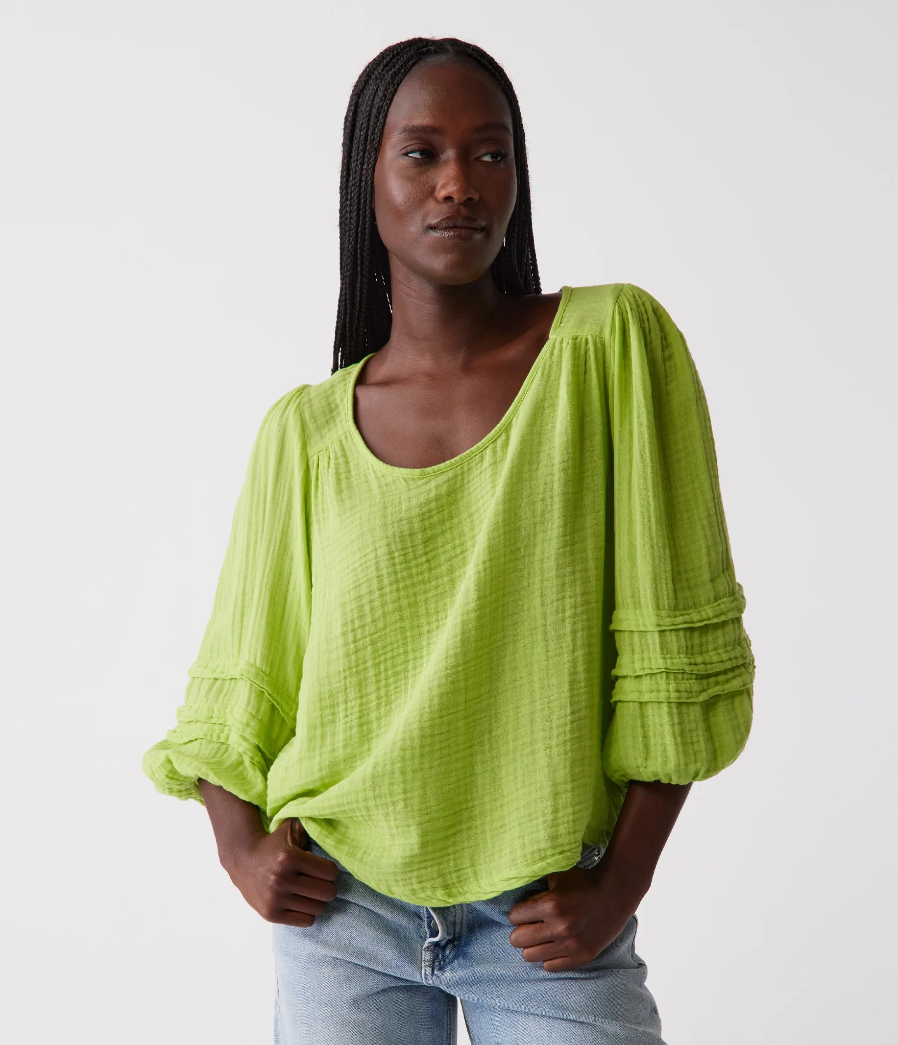 Pruitt Balloon Sleeve Top