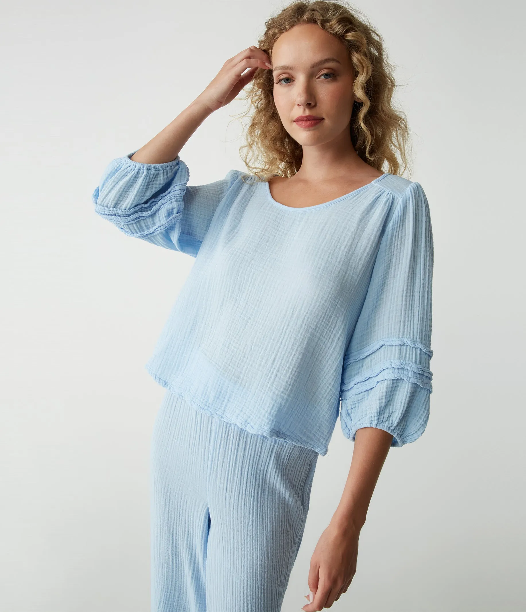 Pruitt Balloon Sleeve Top