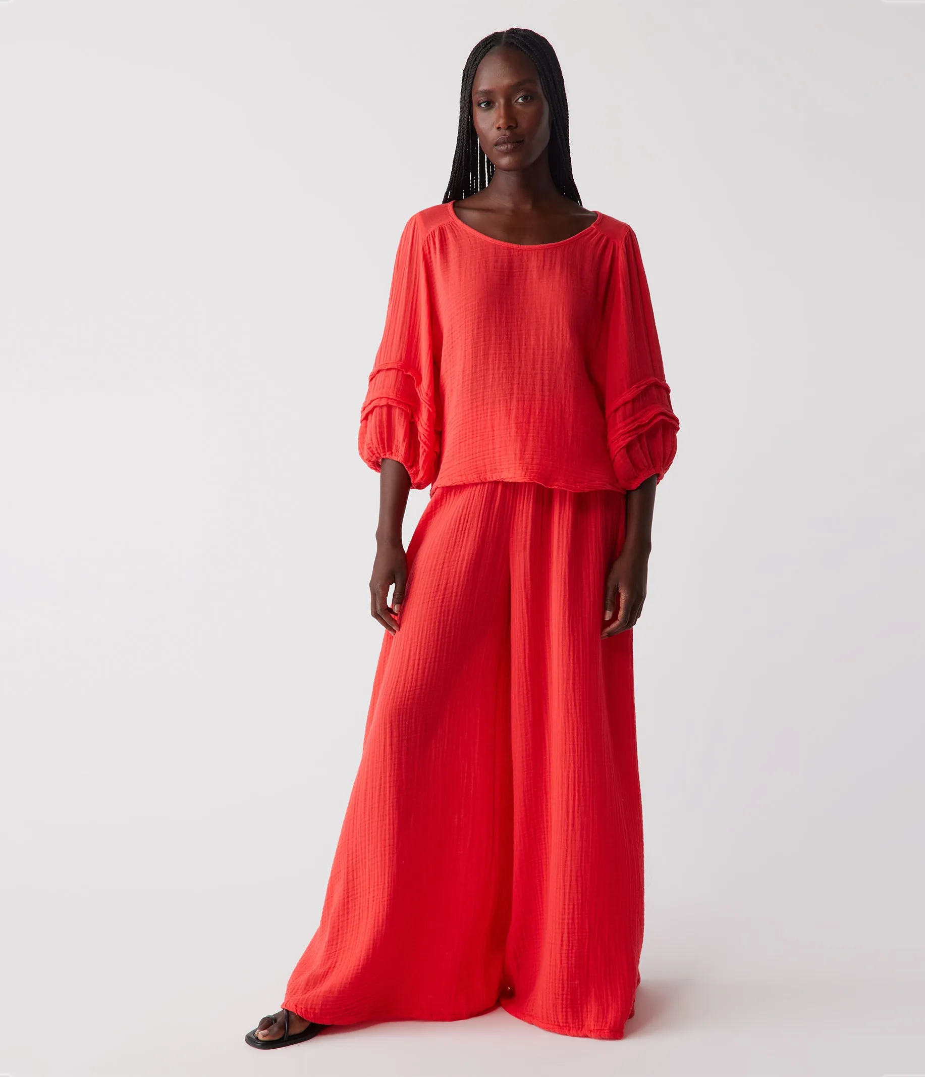 Pruitt Balloon Sleeve Top