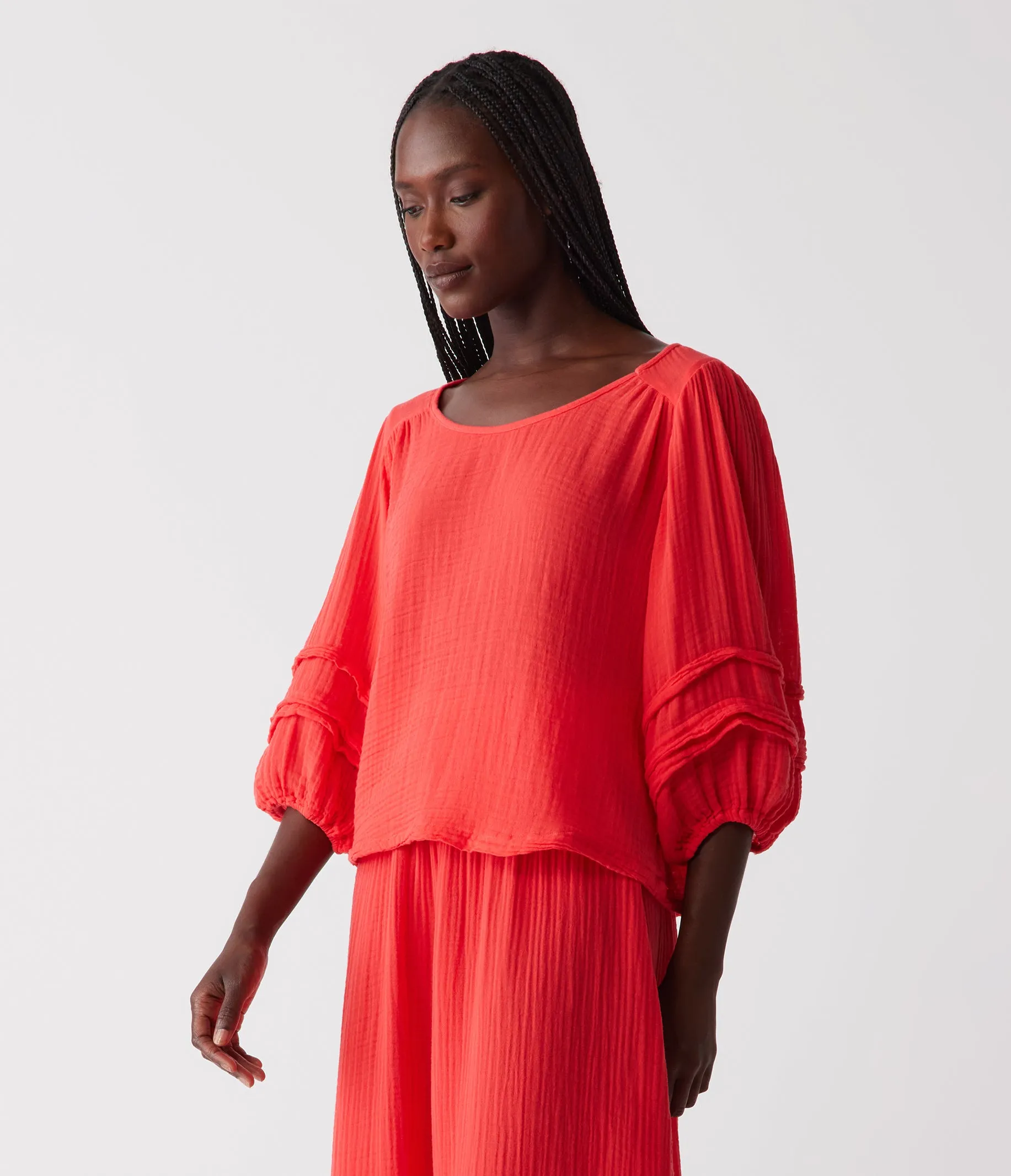 Pruitt Balloon Sleeve Top