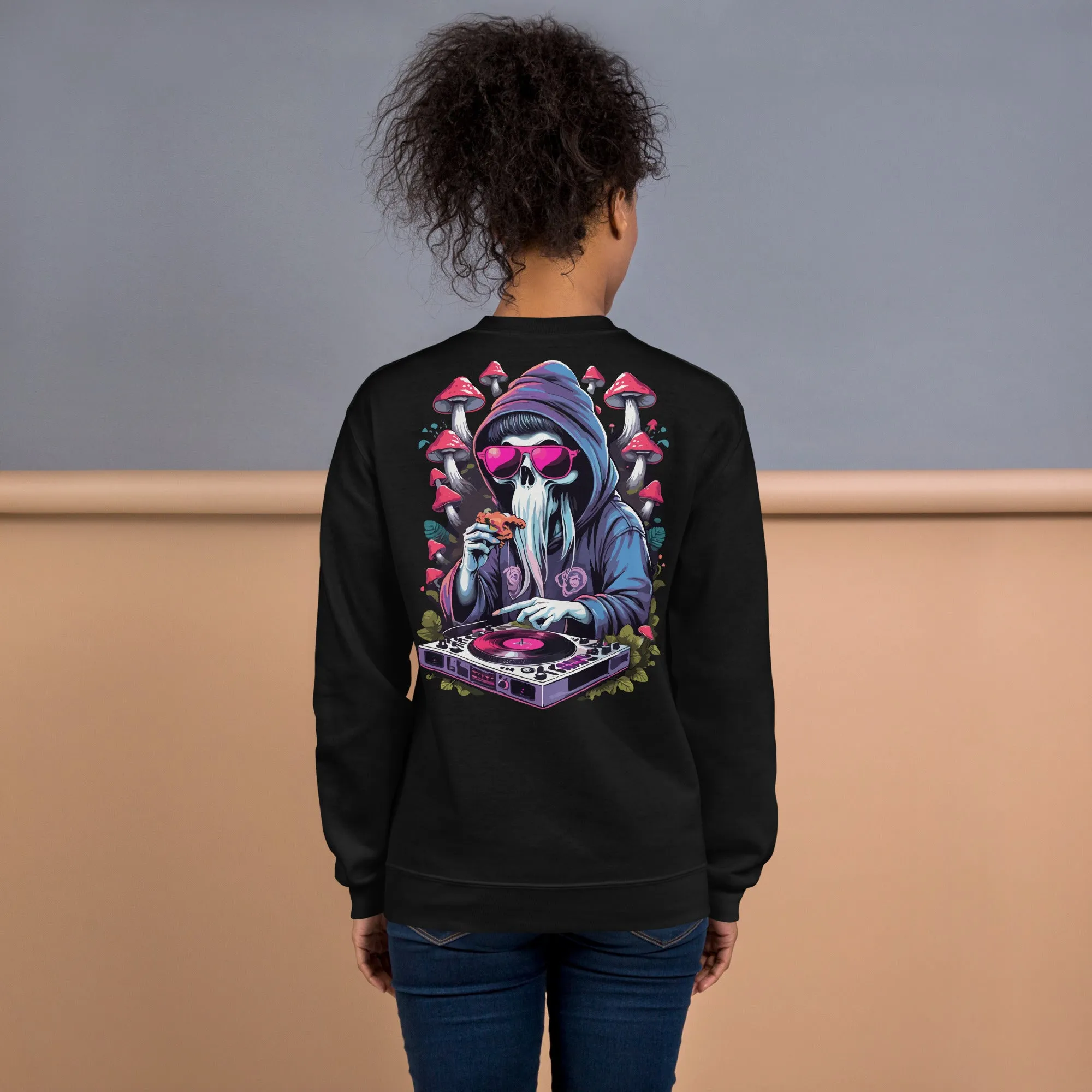 Psychedelic DJ Sweatshirt | Psychedelic DJ Ghost