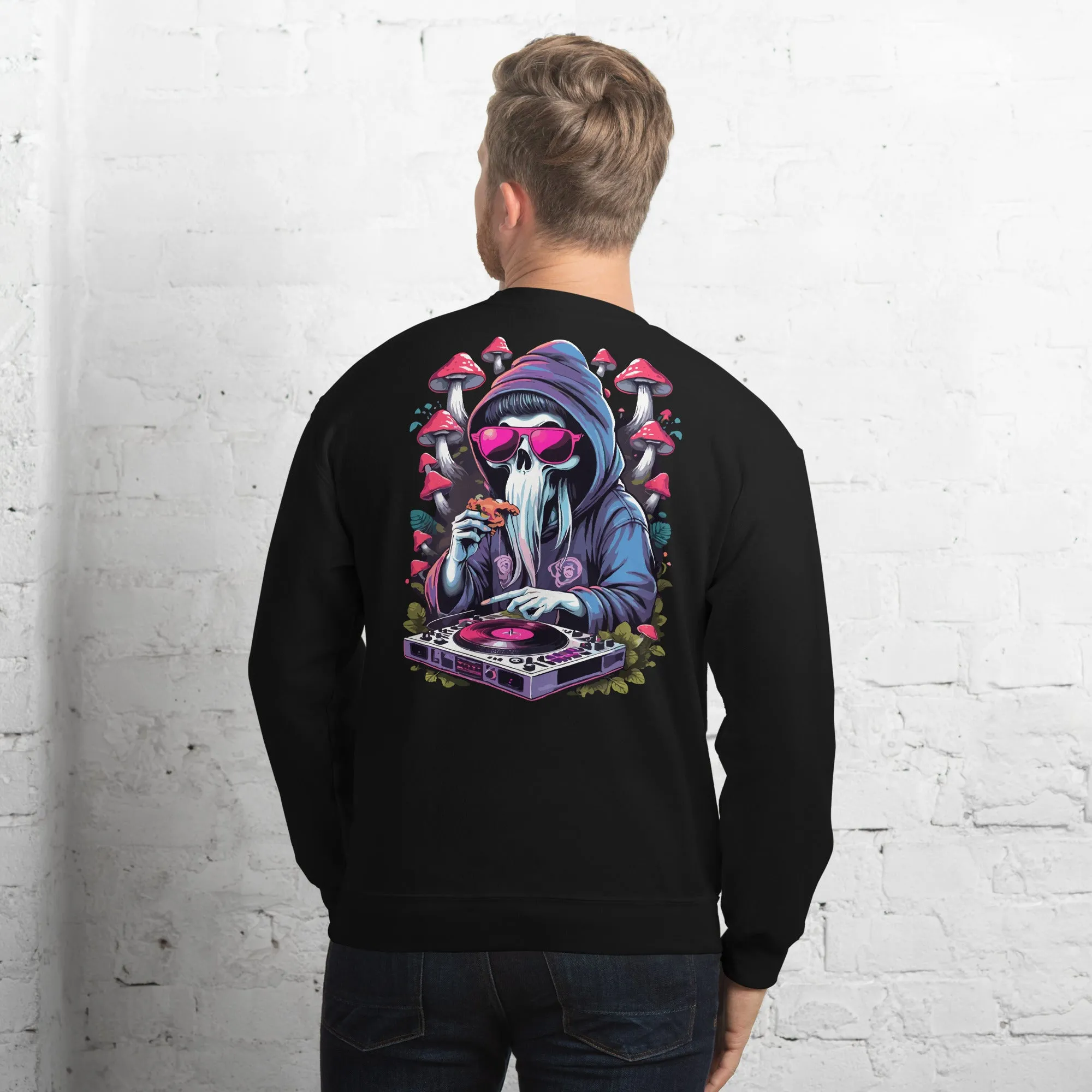 Psychedelic DJ Sweatshirt | Psychedelic DJ Ghost