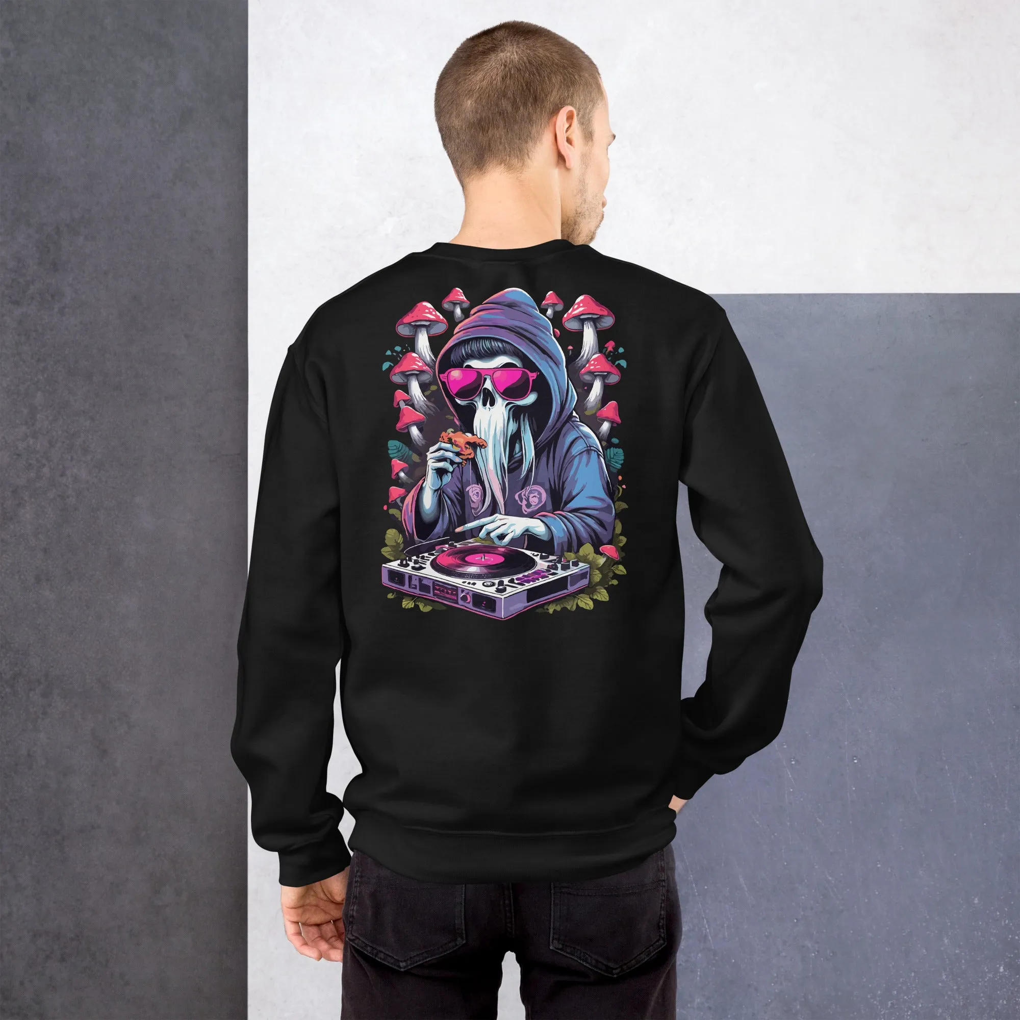 Psychedelic DJ Sweatshirt | Psychedelic DJ Ghost