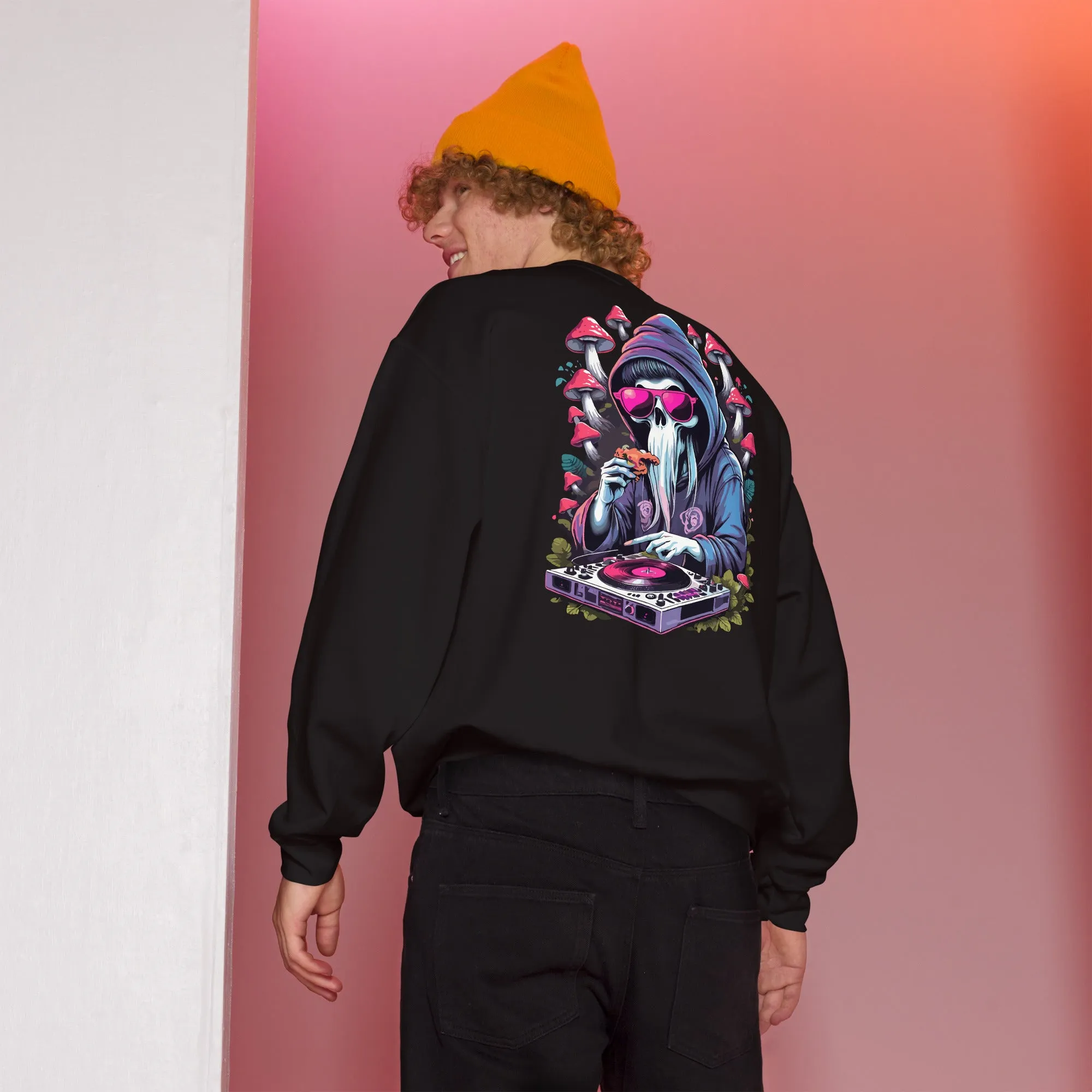 Psychedelic DJ Sweatshirt | Psychedelic DJ Ghost