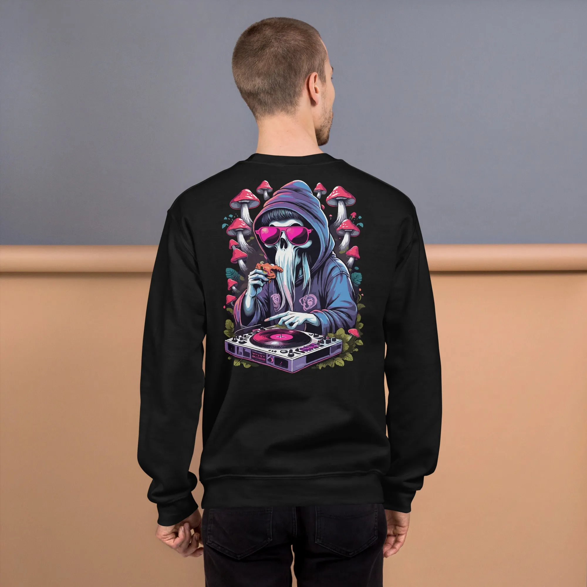 Psychedelic DJ Sweatshirt | Psychedelic DJ Ghost