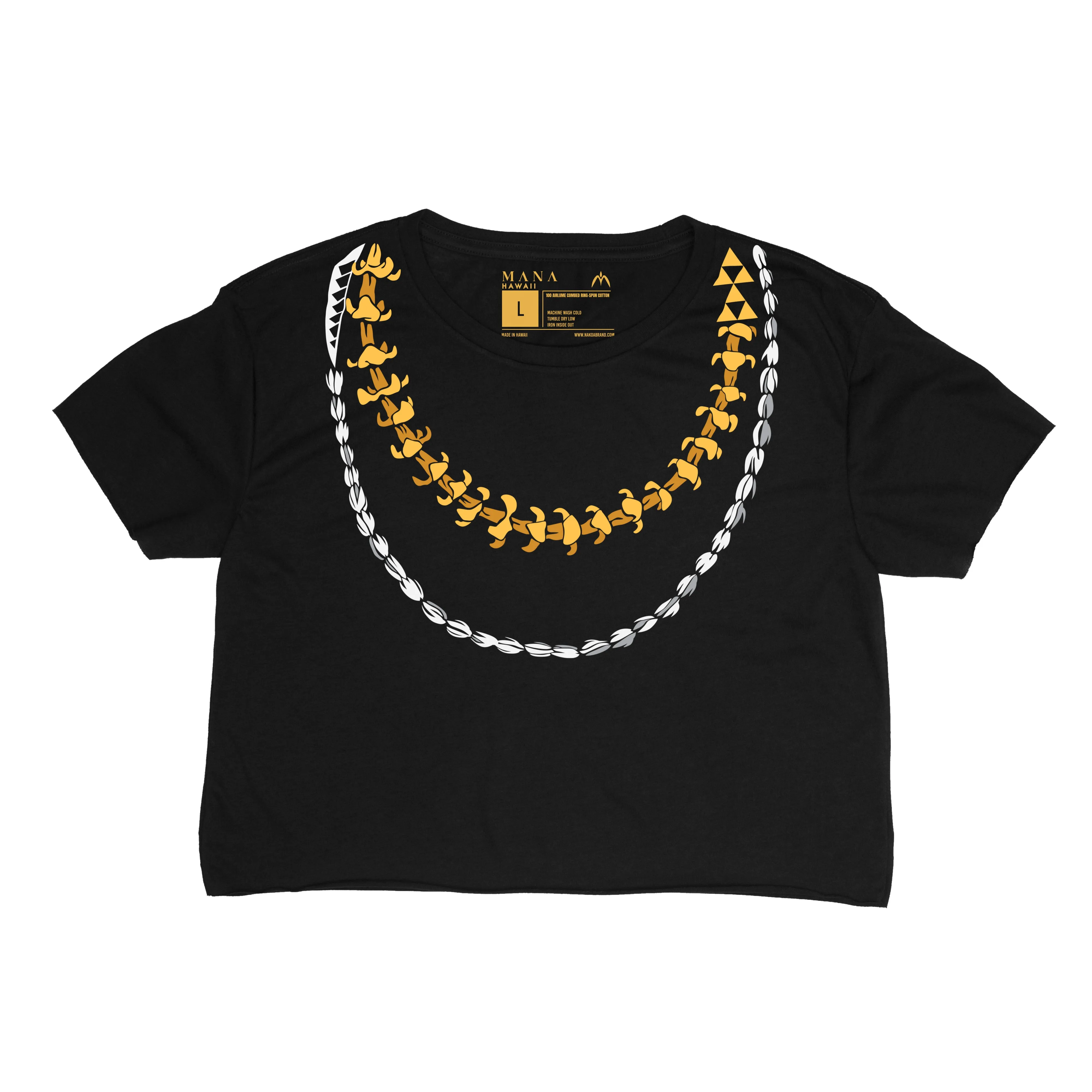Puakenikeni x Pikake Lei Crop Tee