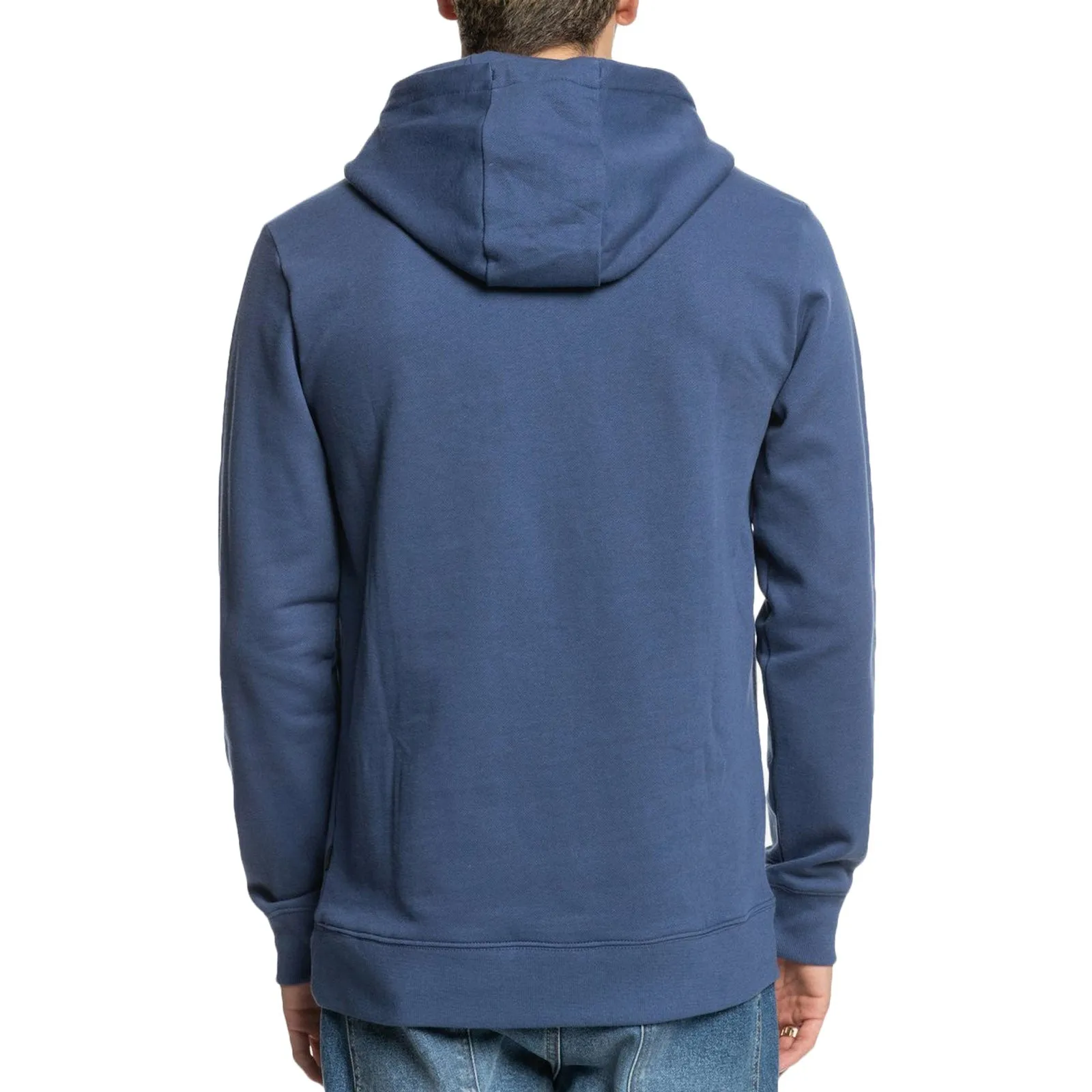 Quiksilver Mens Primary Fleece Pullover Hoodie - Blue Indigo