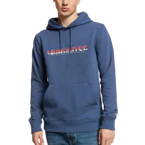 Quiksilver Mens Primary Fleece Pullover Hoodie - Blue Indigo