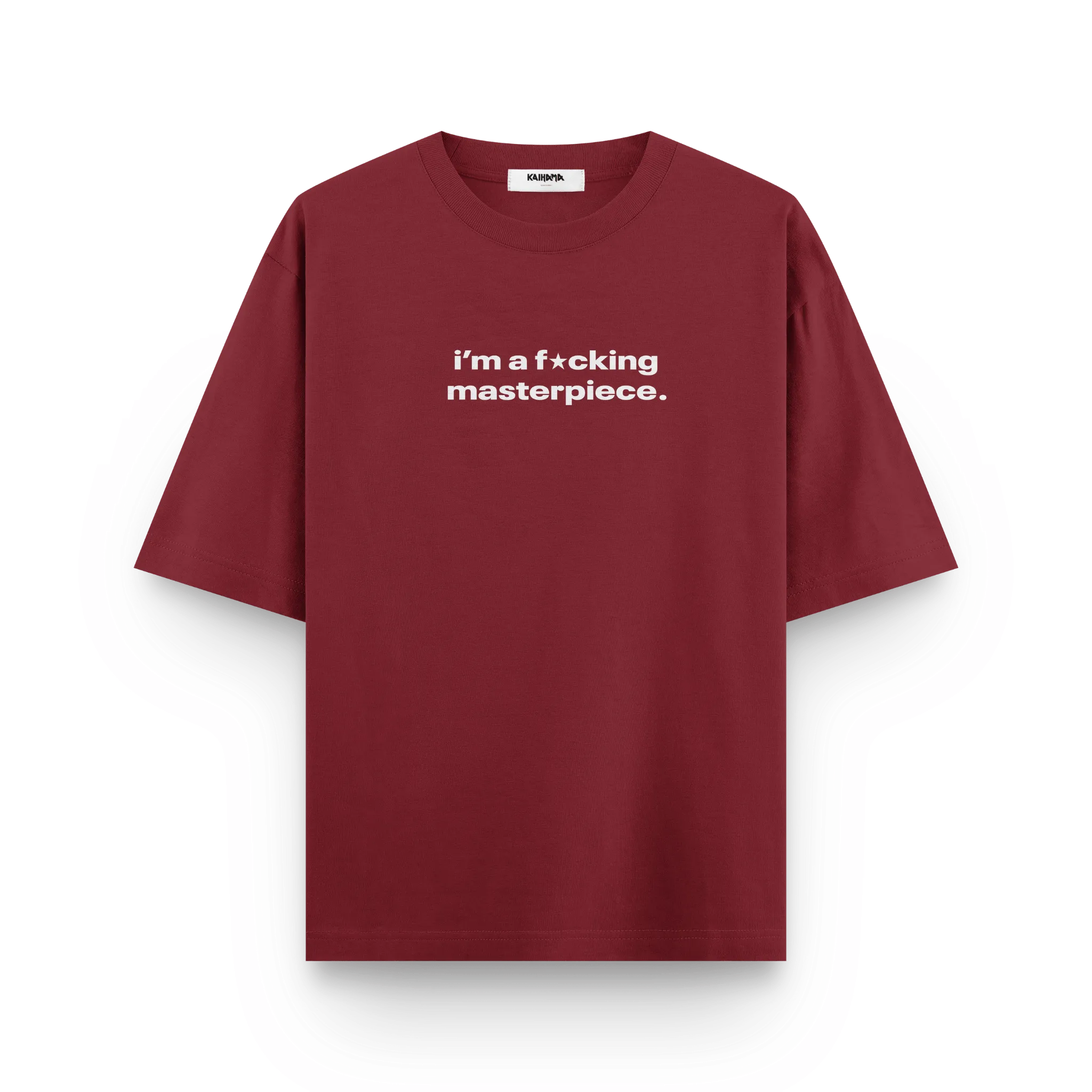 "I'm a F★cking Masterpiece" Oversized Tee by Kaihama