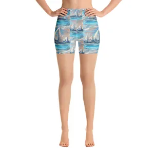 "Marina City" - Yoga Shorts