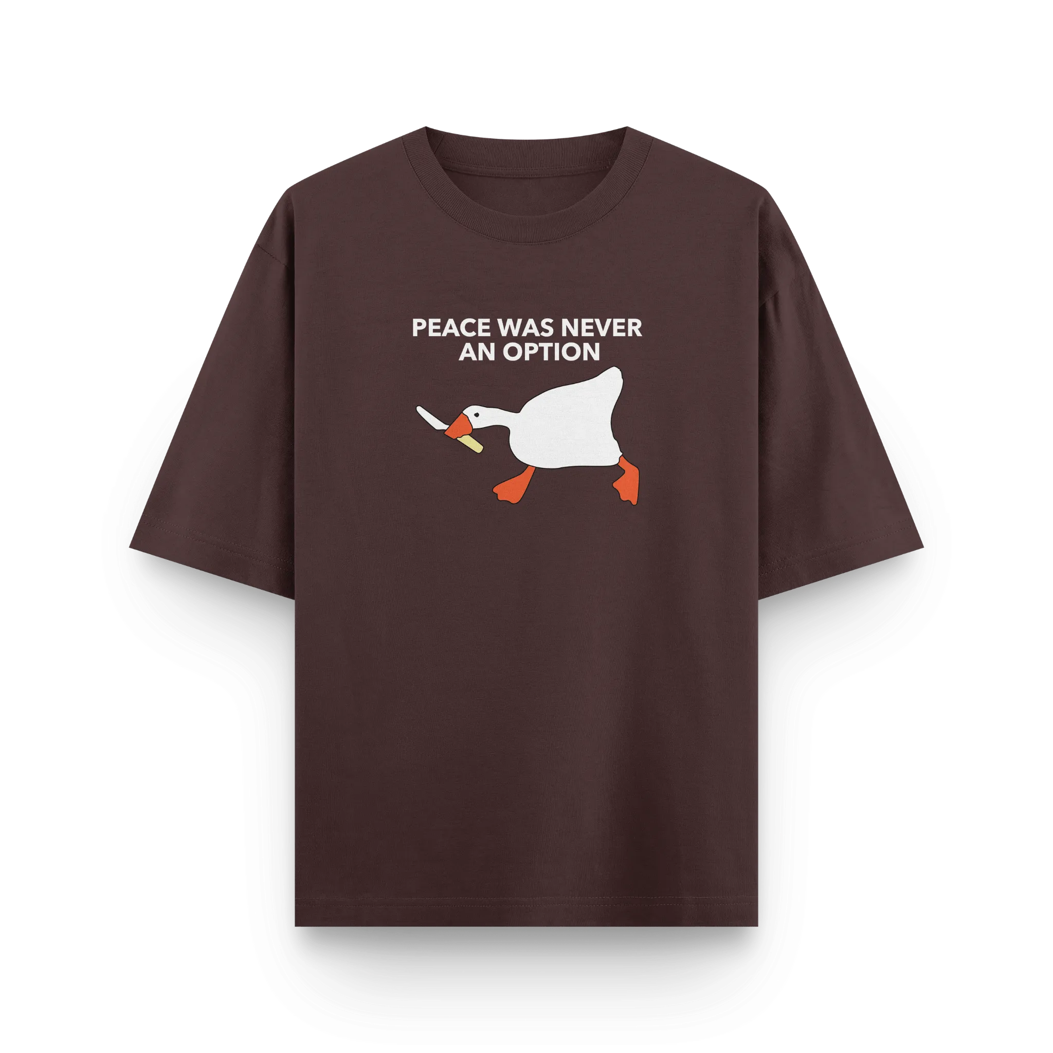 "Peace Was Never an Option" Oversized Tshirt by Kaihama