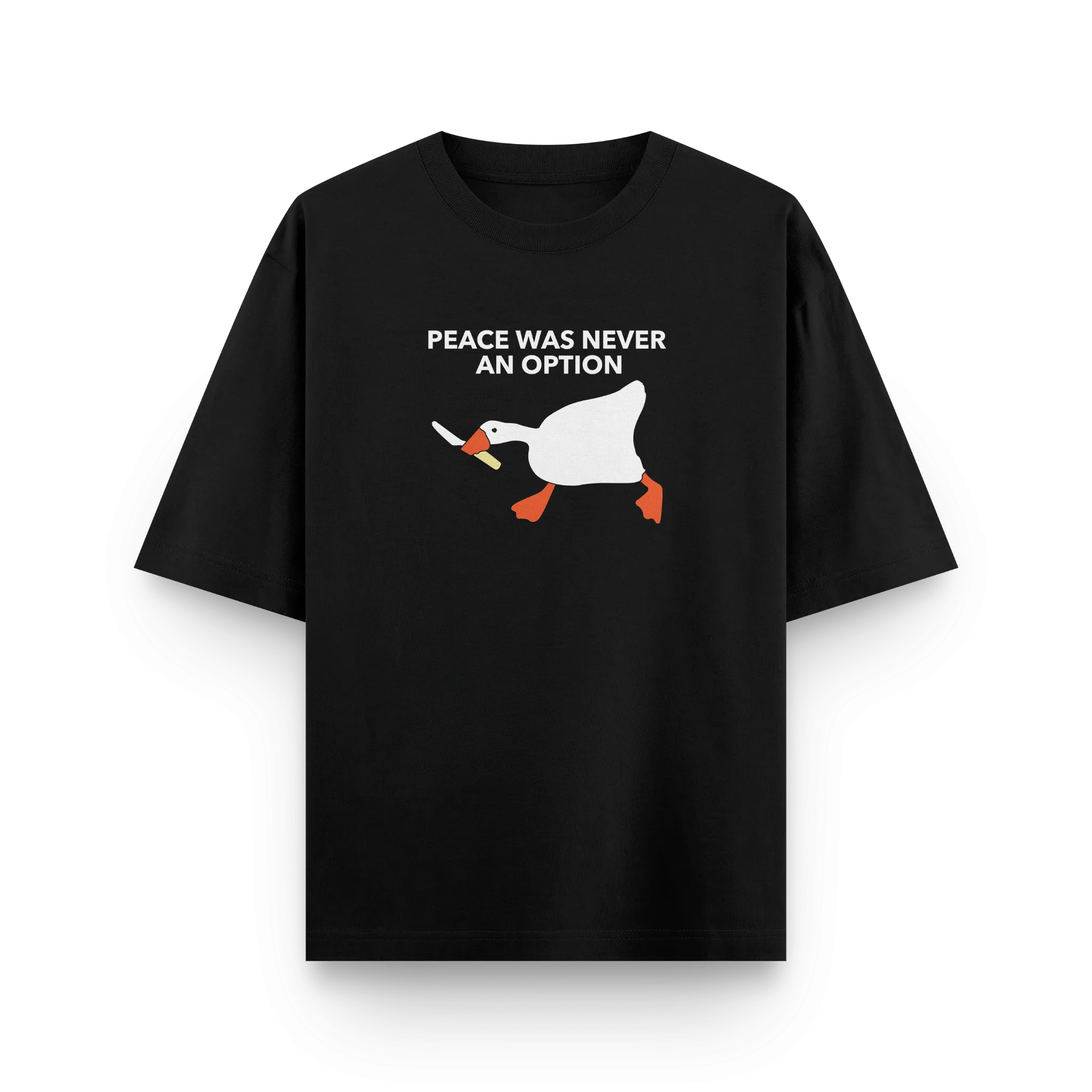 "Peace Was Never an Option" Oversized Tshirt by Kaihama