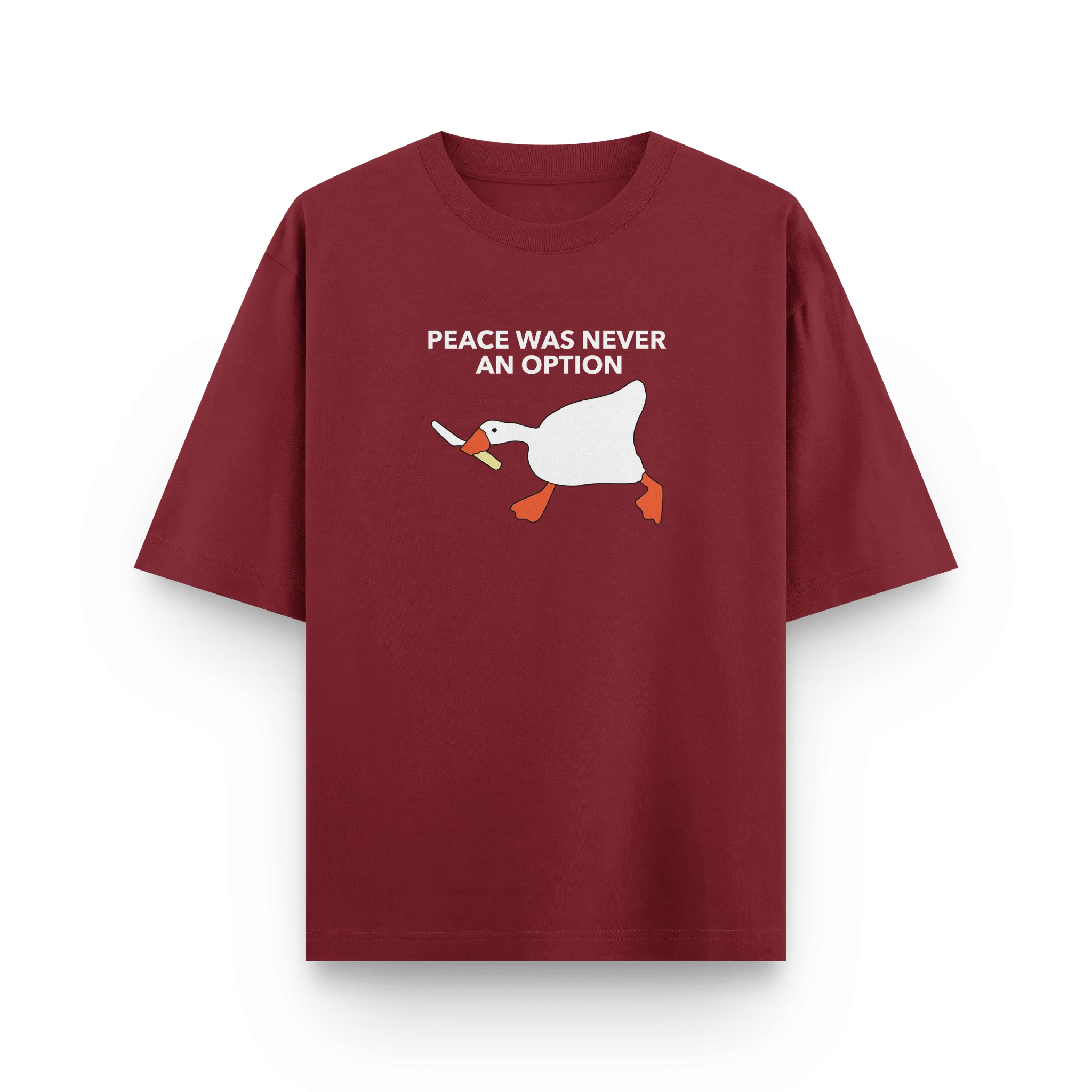 "Peace Was Never an Option" Oversized Tshirt by Kaihama
