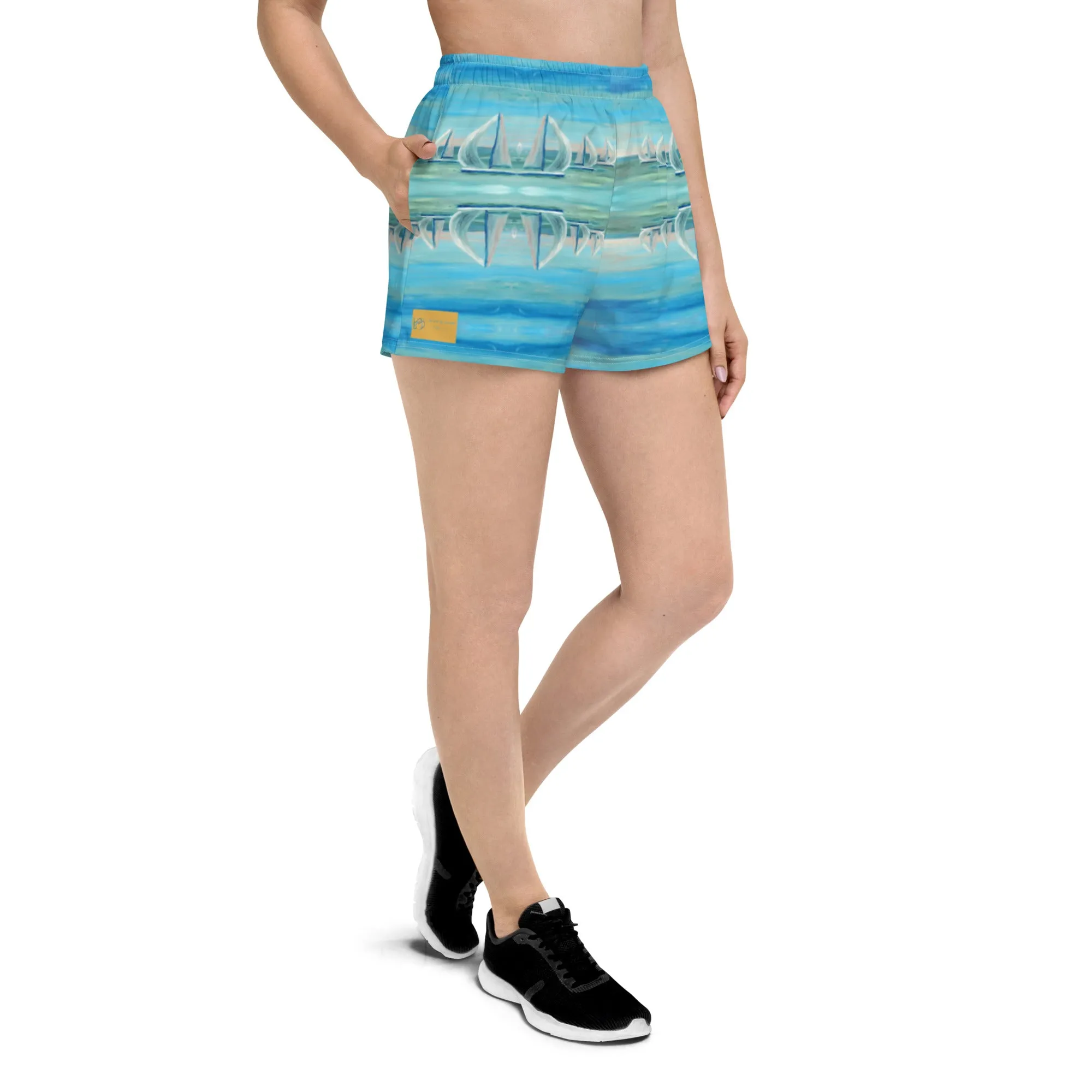 "Two Knots" - Women’s Recycled Athletic Shorts