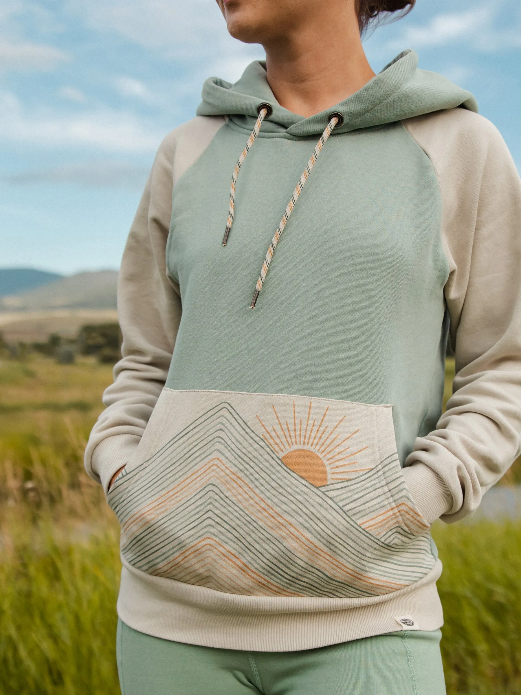 Rainbow Mountains Hoodie by Happy Earth