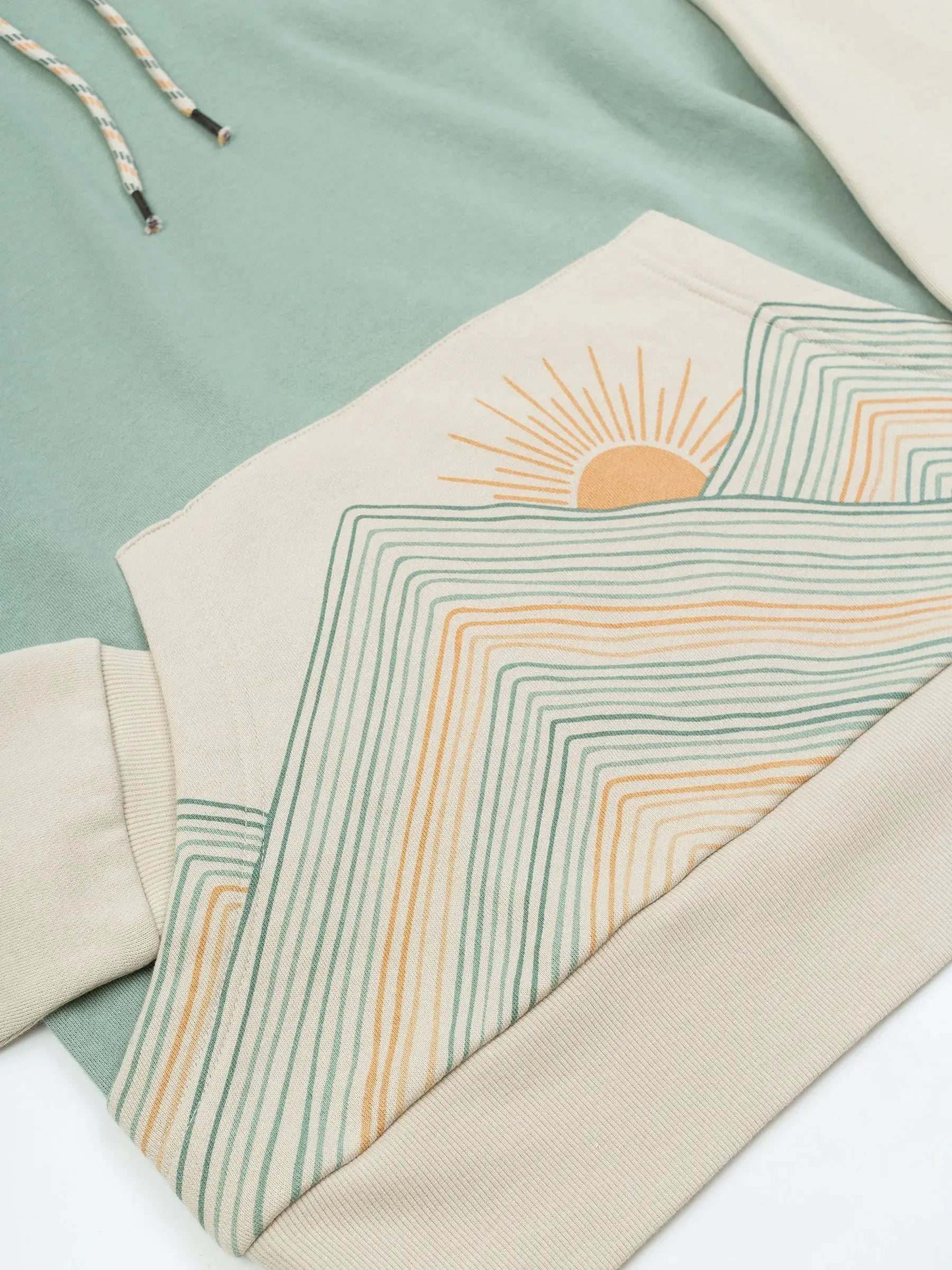 Rainbow Mountains Hoodie by Happy Earth